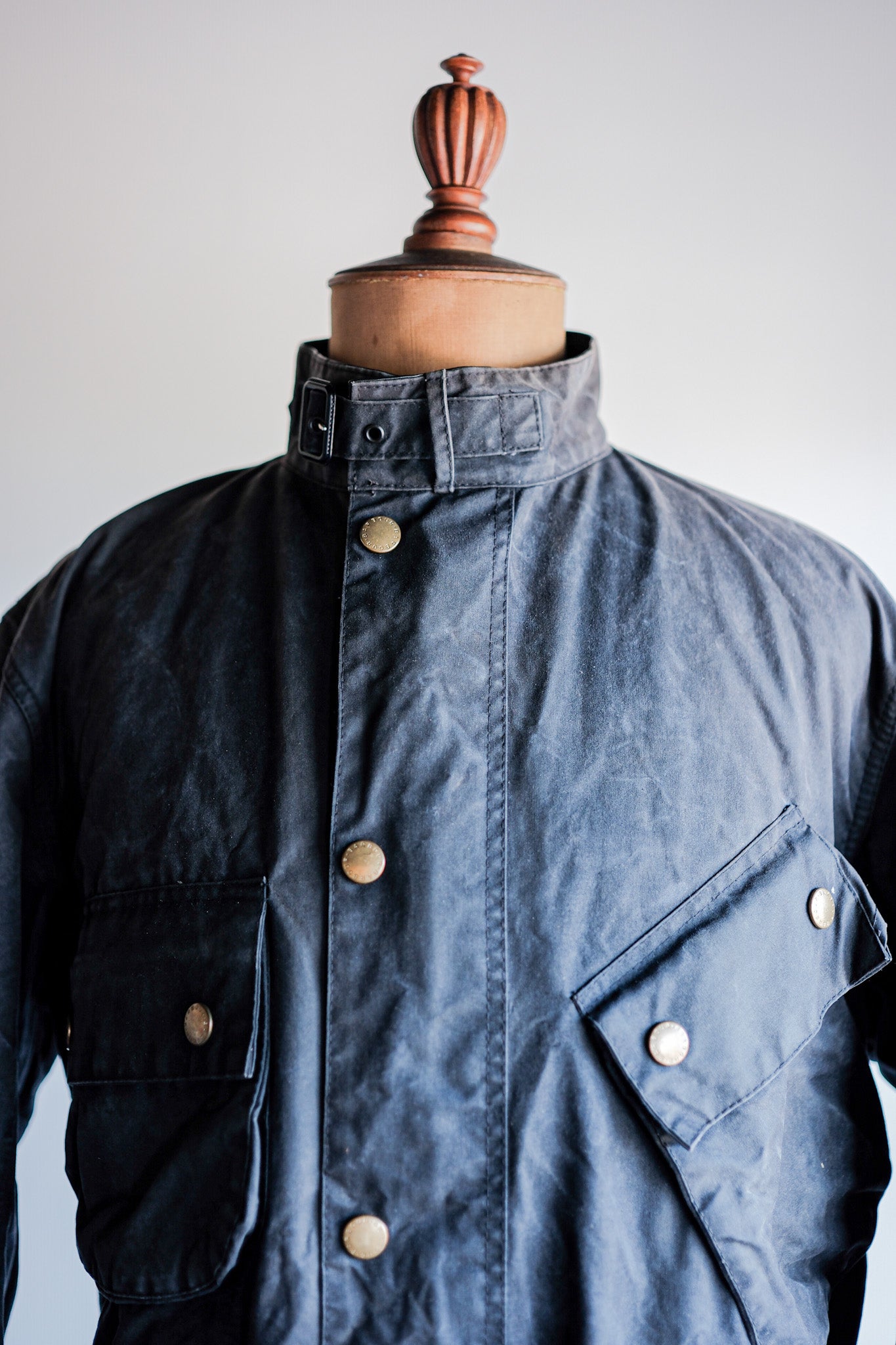 【~90's】Vintage Barbour "BEACON JACKET" 3 Crest "Unusual Lining"