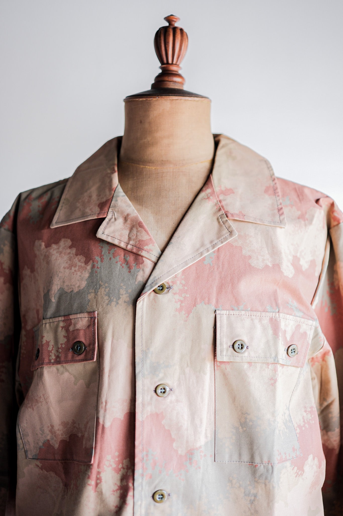 【~90's】Czechoslovakian Army Desert Pattern Camouflage Field Jacket Size.52 "Test Sample" "Dead Stock"