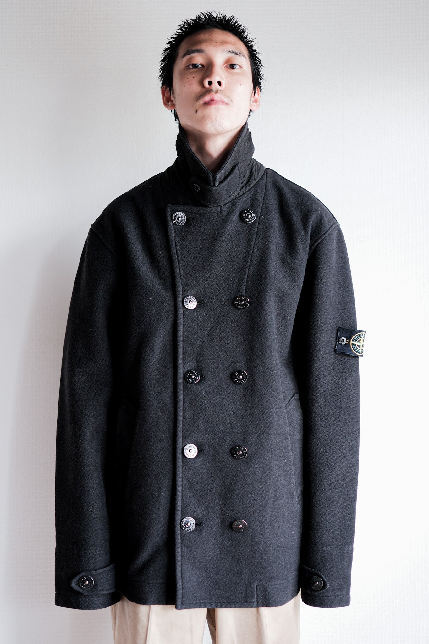 【06AW】Old STONE ISLAND Double Breasted Wool Jacket Size.L