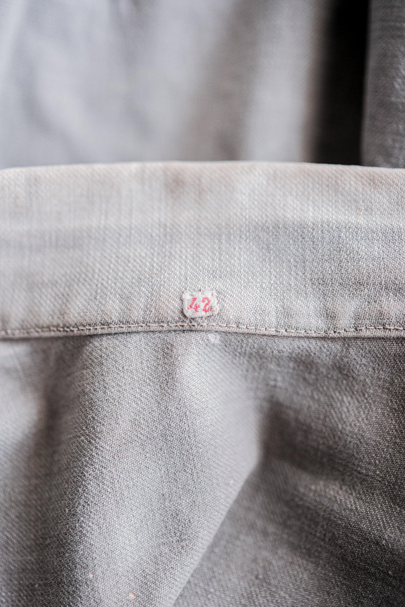 [~ 40) 프랑스 군대 M44 배틀 드레스 재킷 크기 .42 "수정"