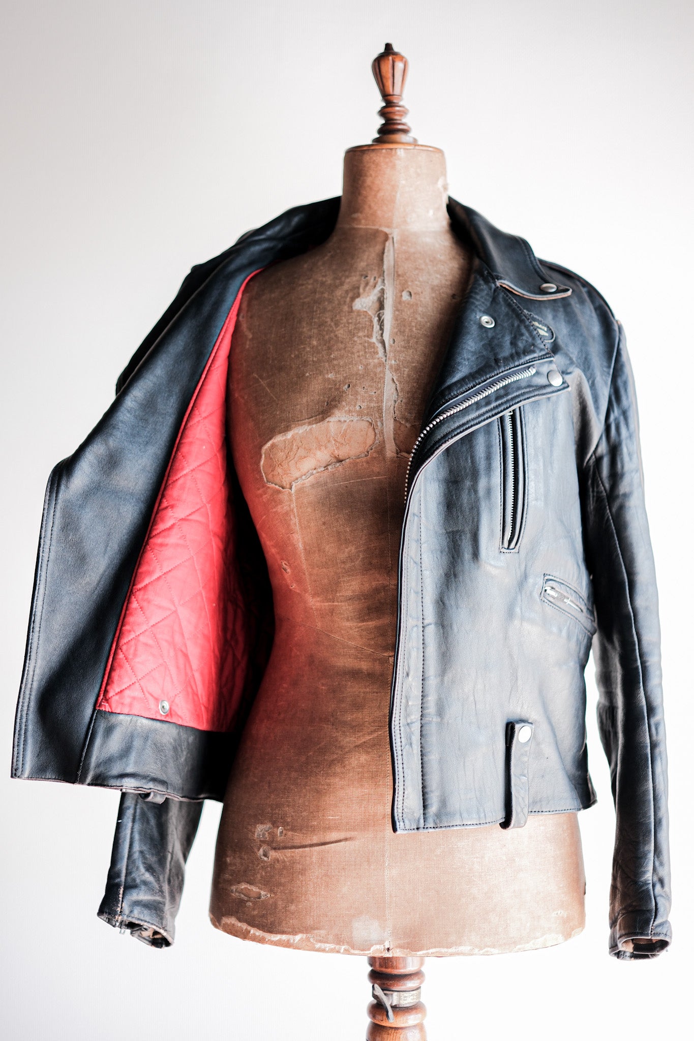 【~70’s】Lewis Leathers Riders Jacket Size.36 “Thunder Bolt”