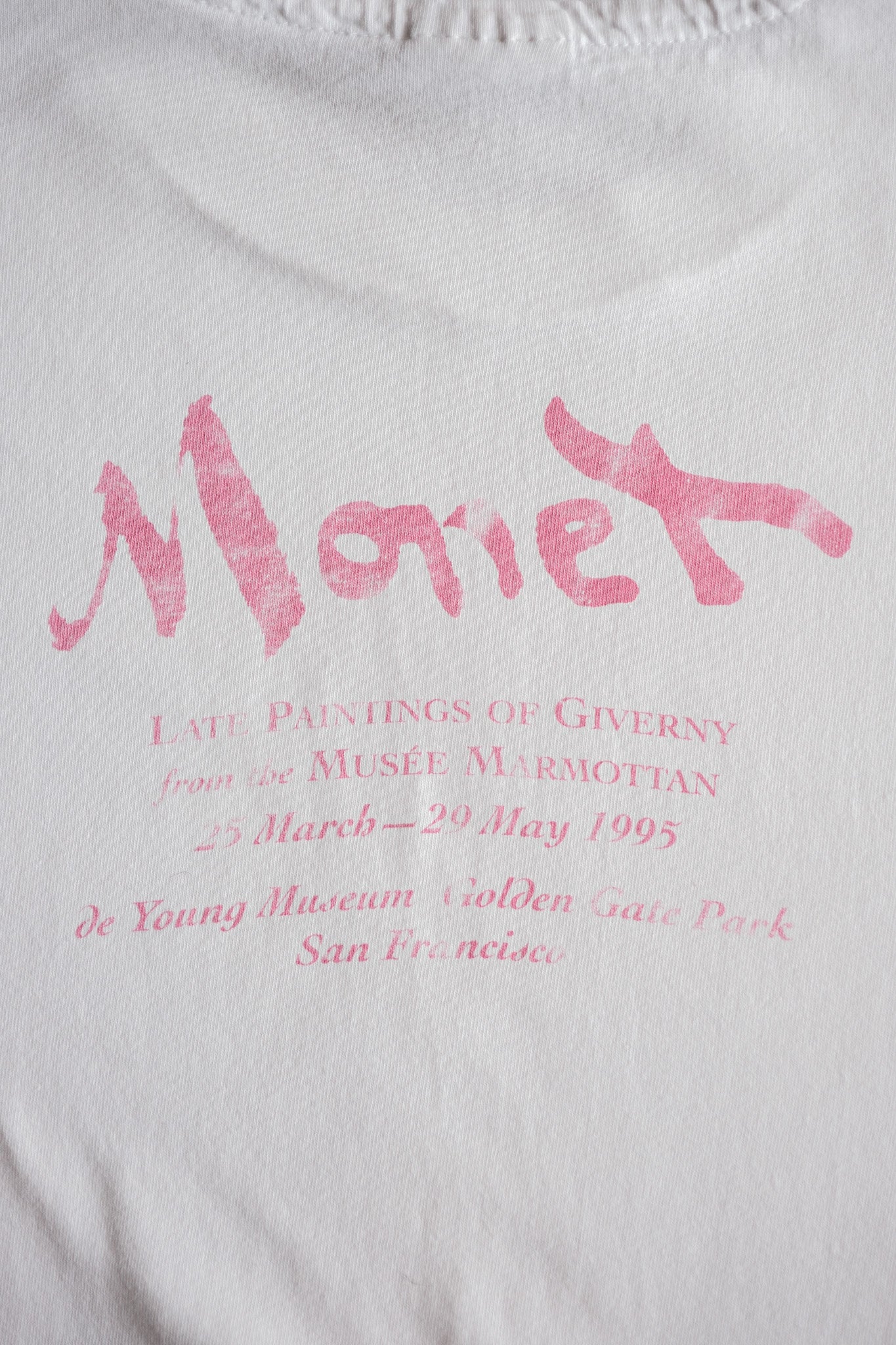 【~90's】Vintage Art Print T-shirt Size.XL "Claude Monet" "Water Lilies" "Made in U.S.A."