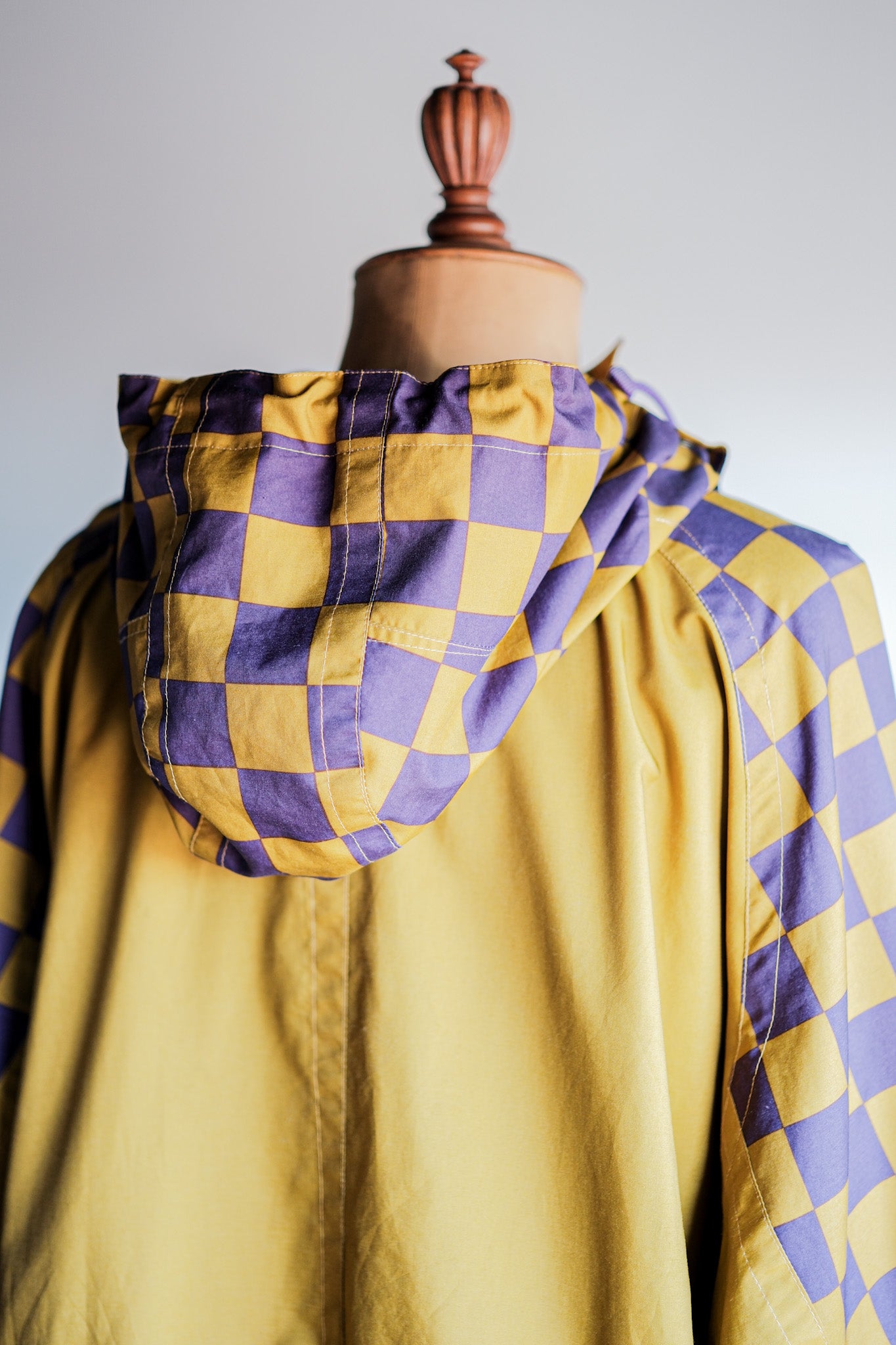 【~80's】German Vintage Checkerboard Anorak Parka
