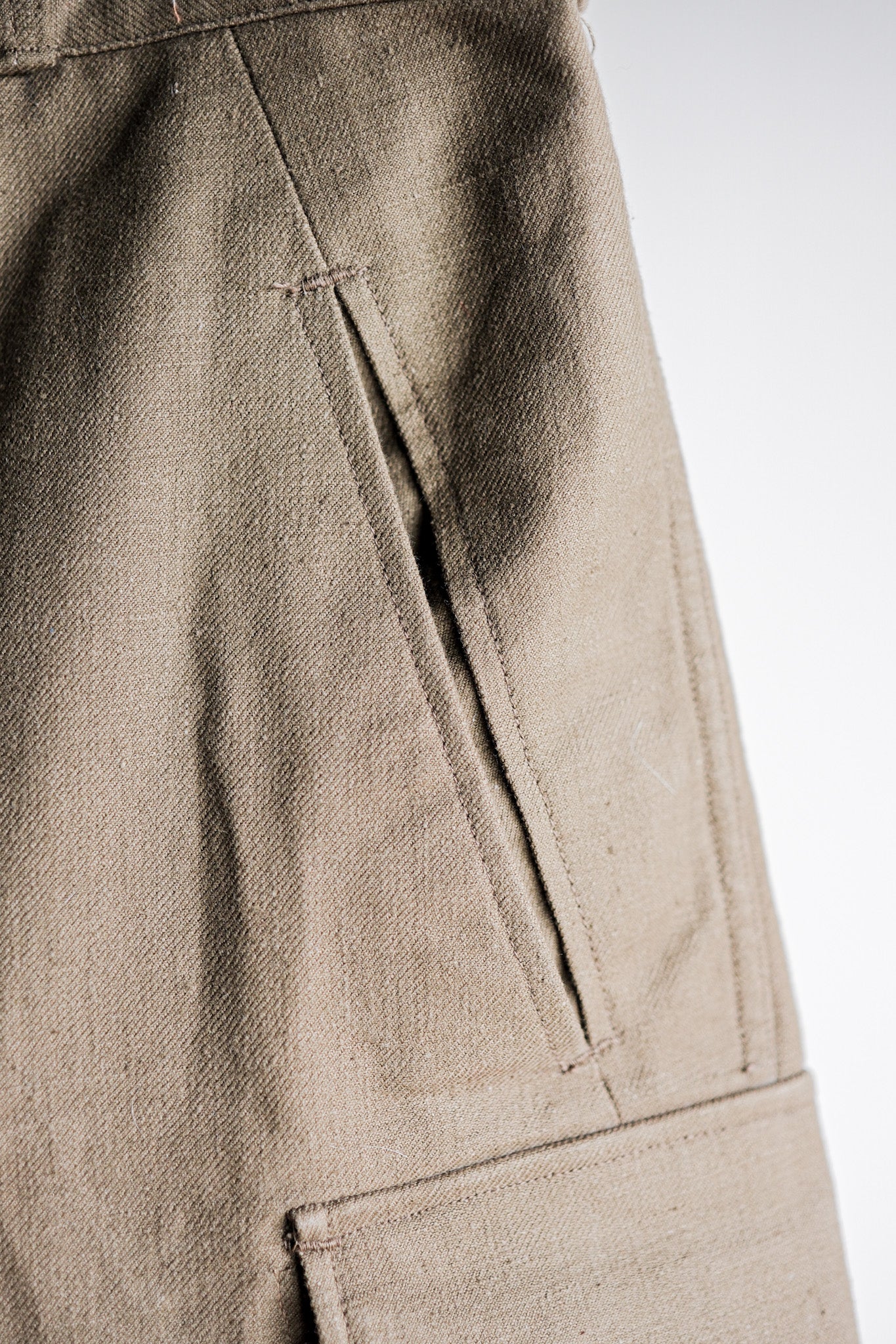【~40's】French Army M47 Field Trousers Size.84M "1st Type" "Dead Stock"