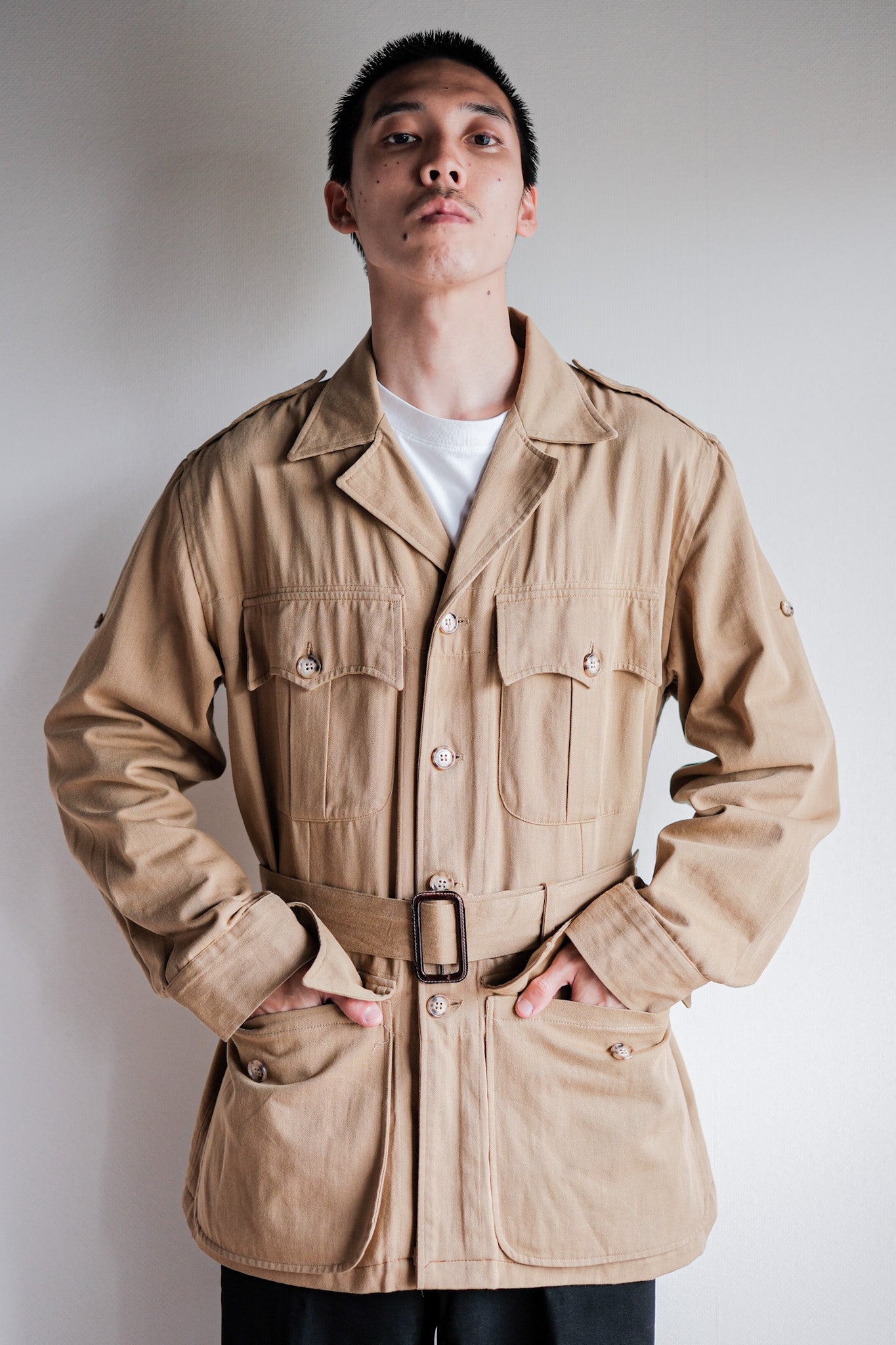 【~80's】Willis&Geiger Australian Bush Jacket Size.38 "Made in U.S.A."