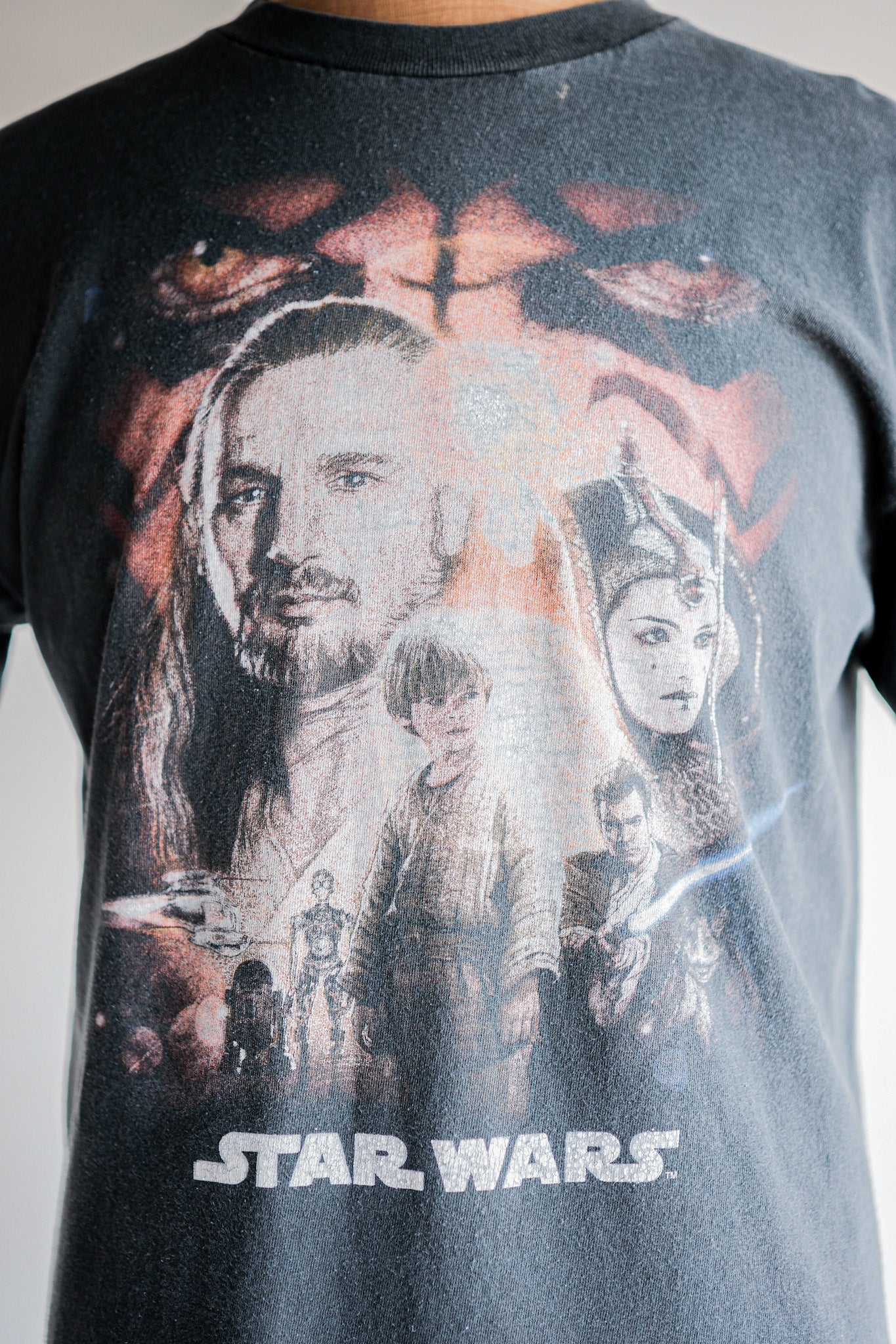 【~90's】Vintage Movie Print T-shirt Size.M "Star Wars Episode I"