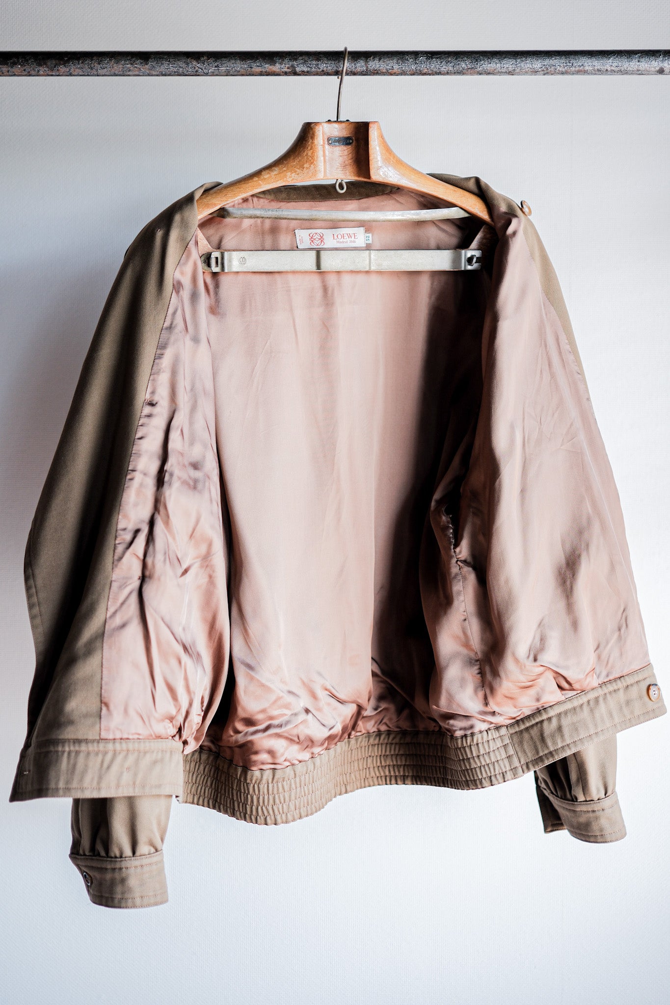 【~80’s】Old LOEWE Cotton Blouson Size.52