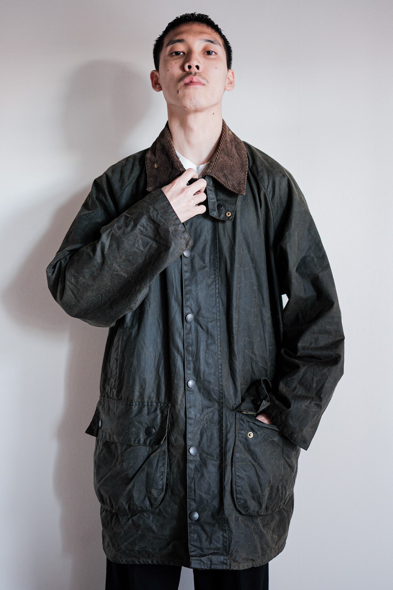 【~90’s】Vintage Barbour "GAMEFAIR" 3 Crest Size.42