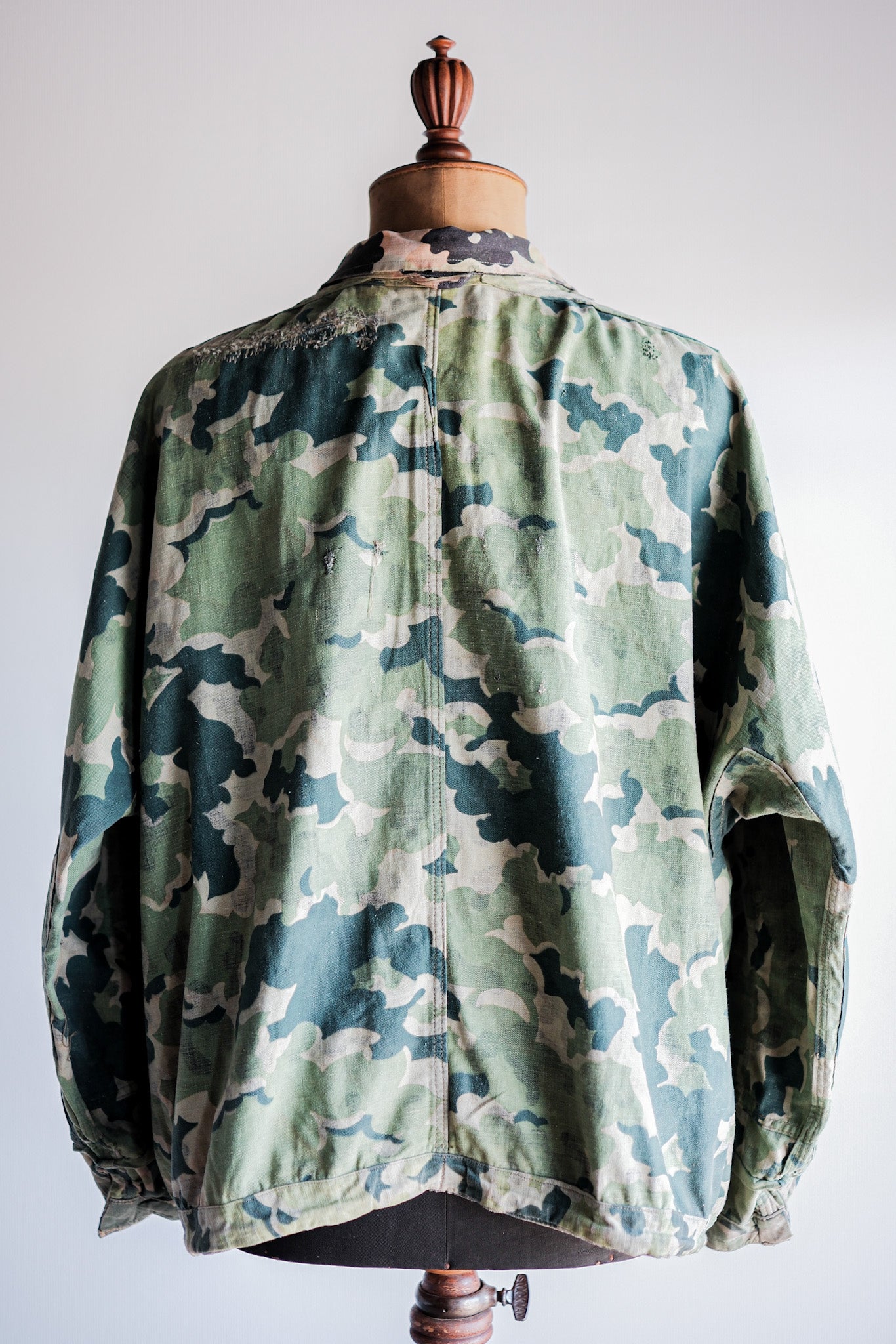 【~50's】Czechoslovakian Army Dubaky Camouflage Reversible Smock