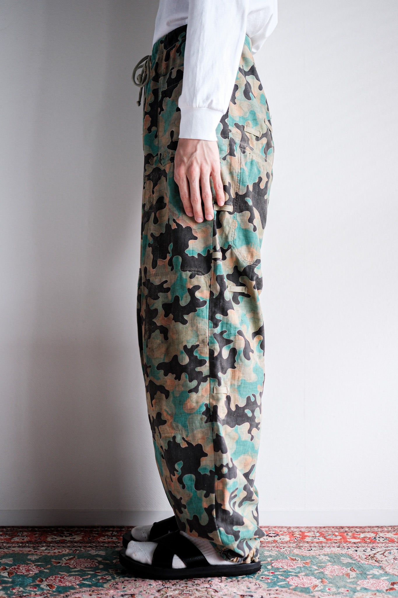 【~50's】Czechoslovakian Army Dubaky Camouflage Reversible Trousers