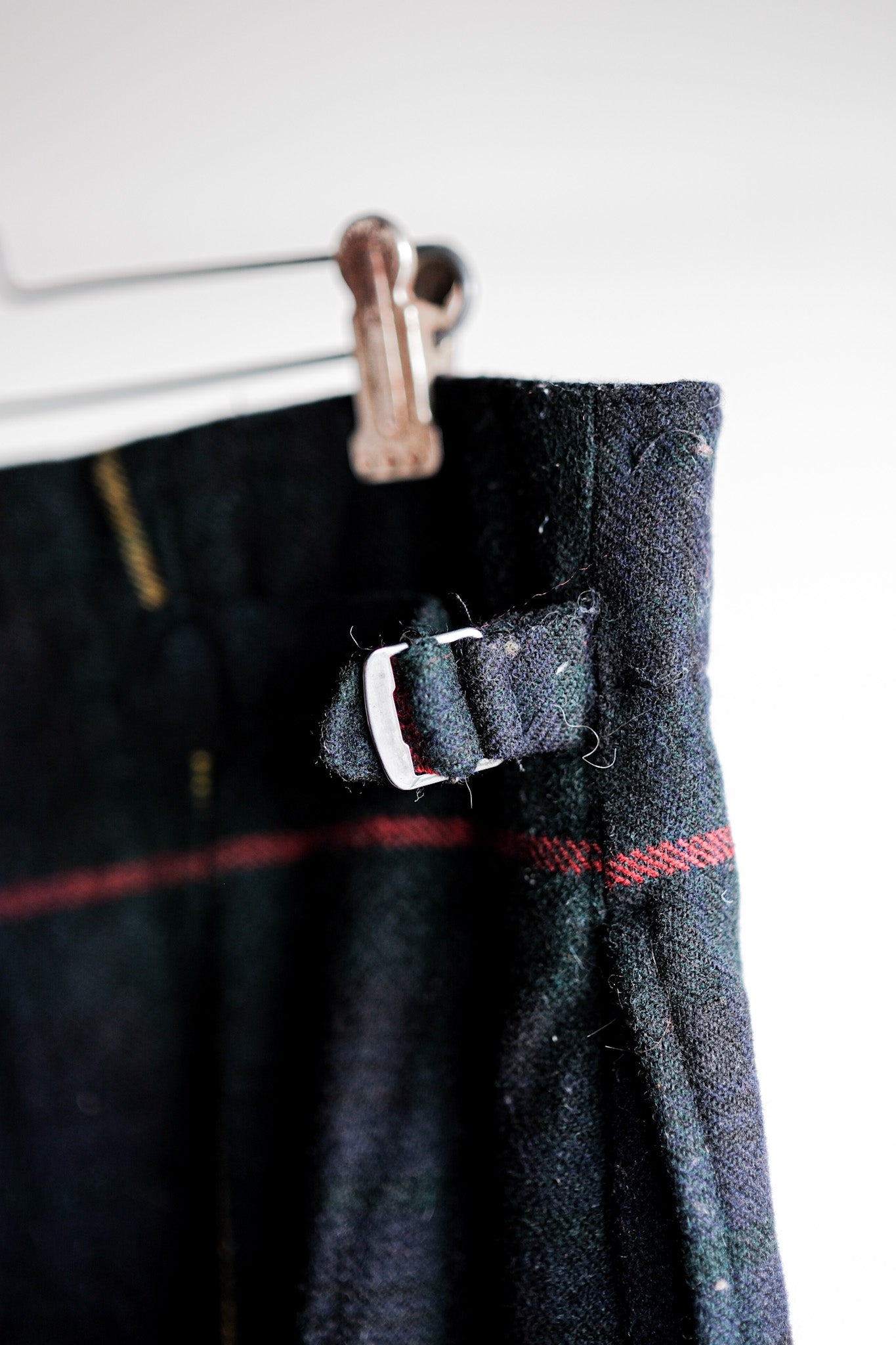 【~60's】Scottish Military Ceremony Wool Trousers Size.9