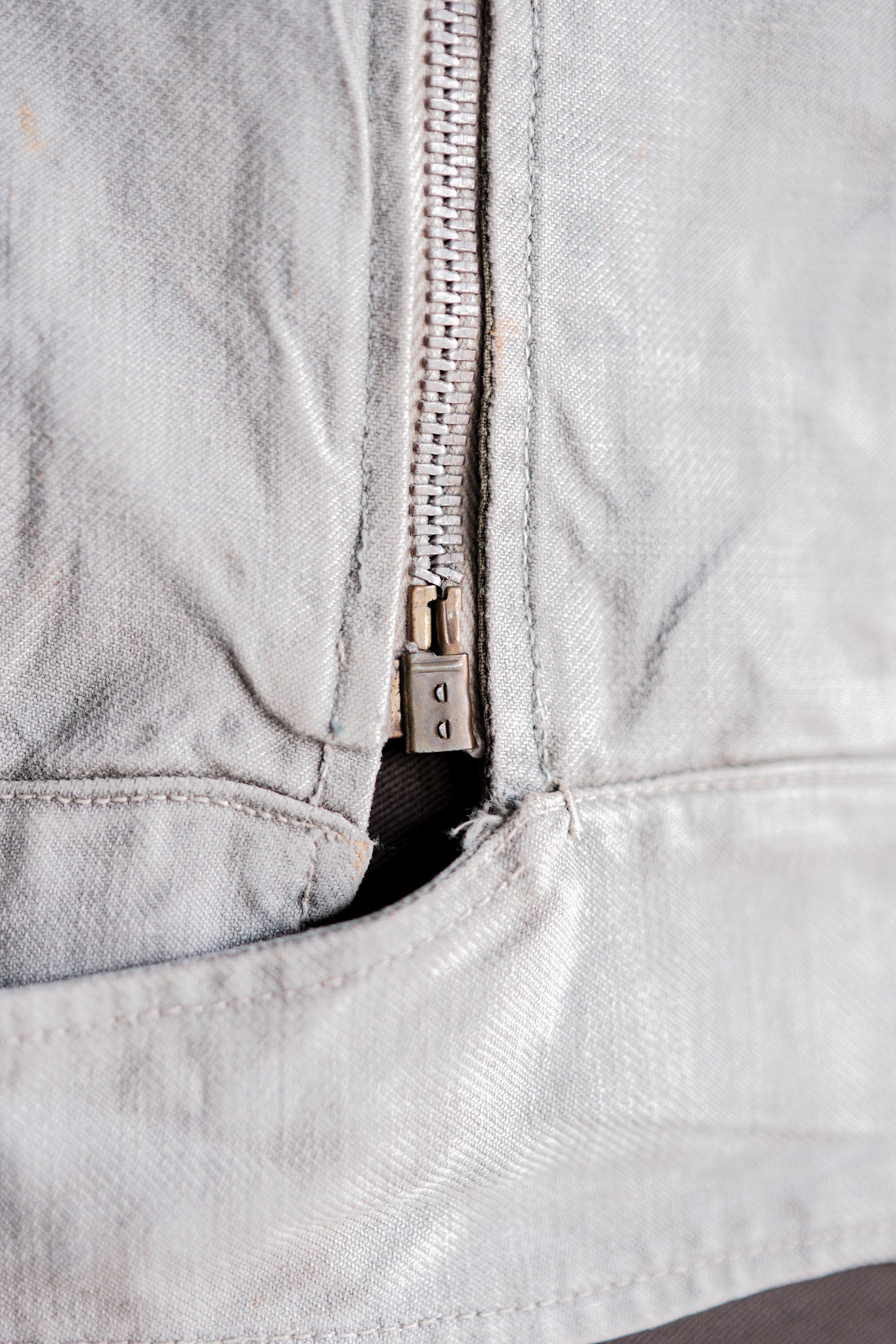 [~ 40) 프랑스 군대 M44 배틀 드레스 재킷 크기 .42 "수정"