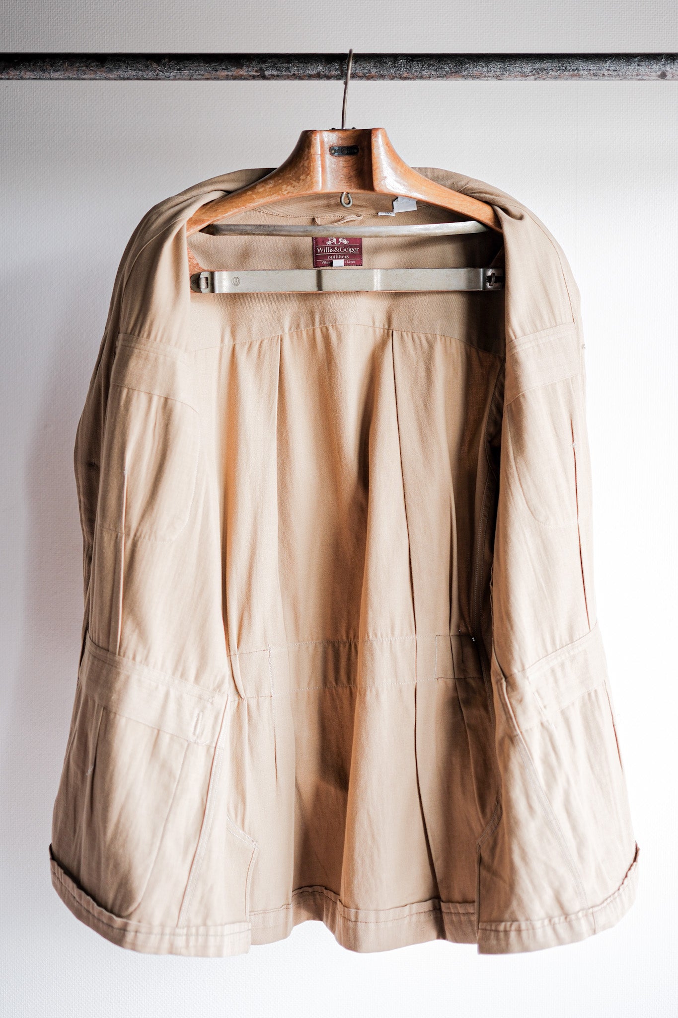 【~80's】Willis&Geiger Australian Bush Jacket Size.38 "Made in U.S.A."