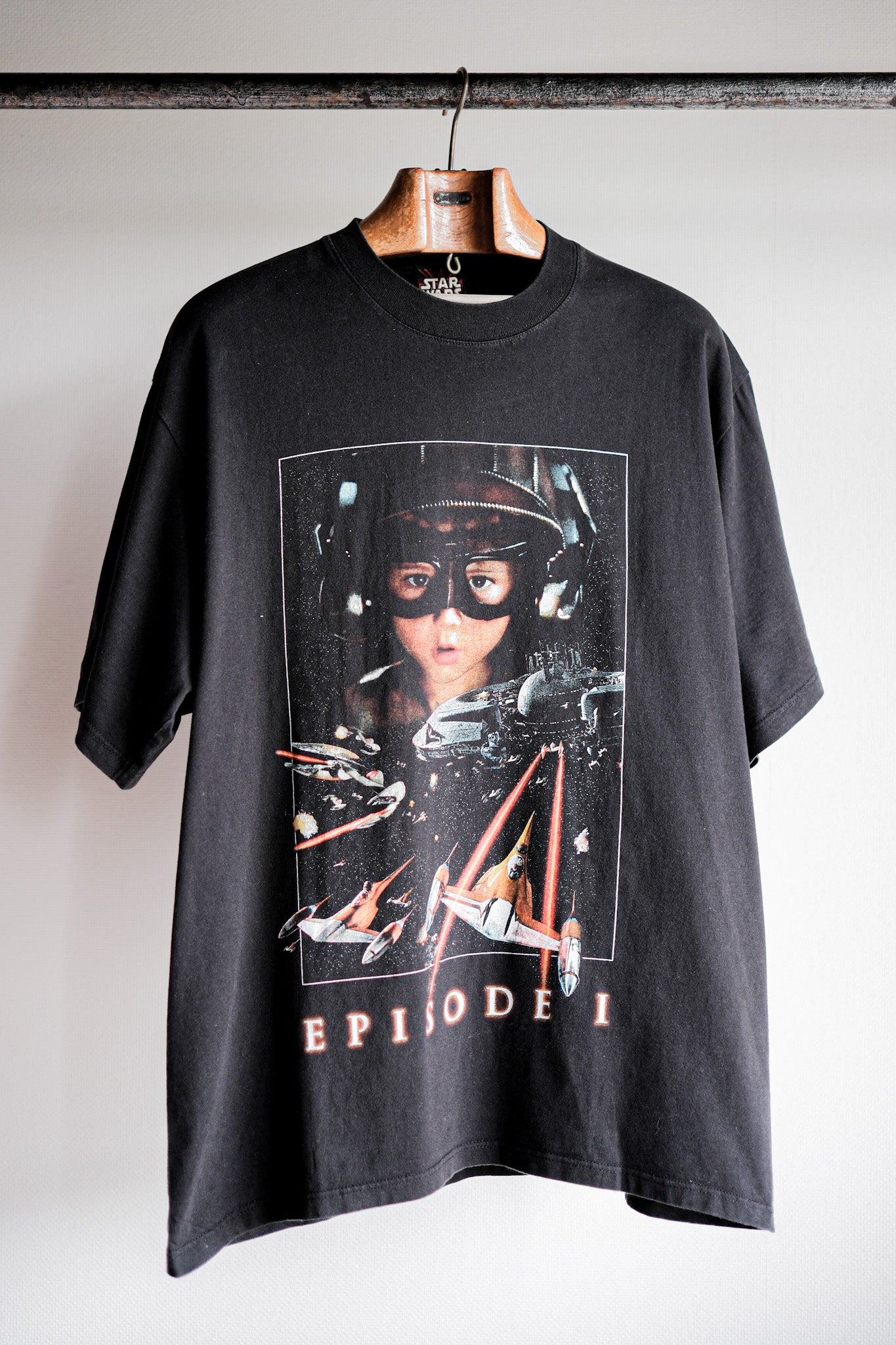 【~90's】Vintage Movie Print T-shirt Size.XL "Star Wars Episode I"
