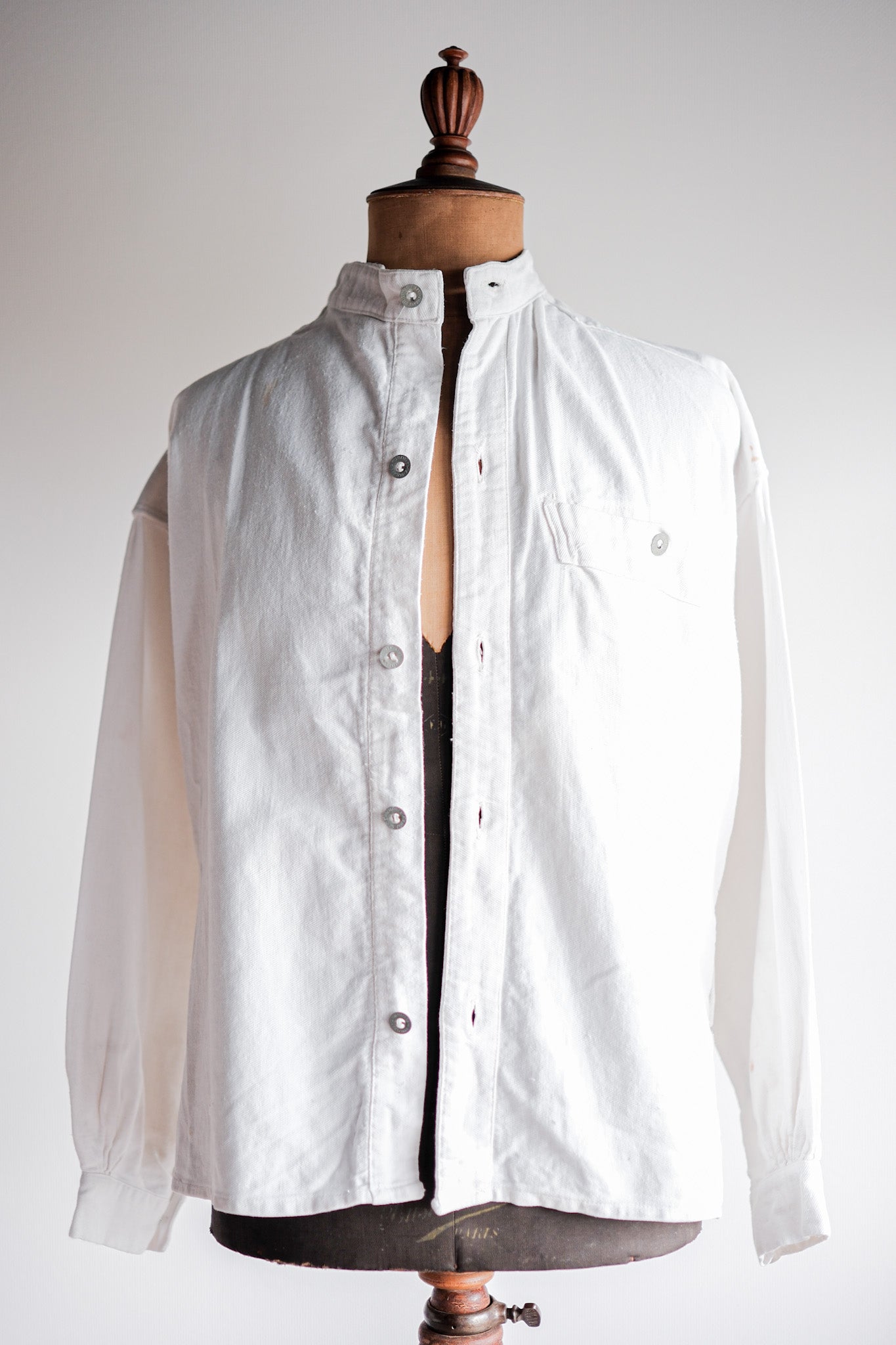 30's French Army Cotton Twill Bourgeron Jacket