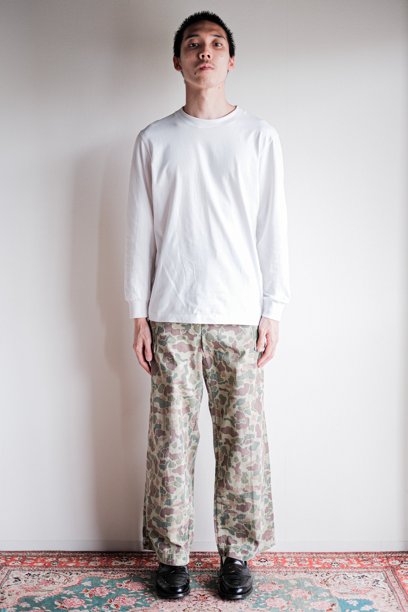 【~50's】Dutch Army Frogskin Camouflage Field Trousers Size.46