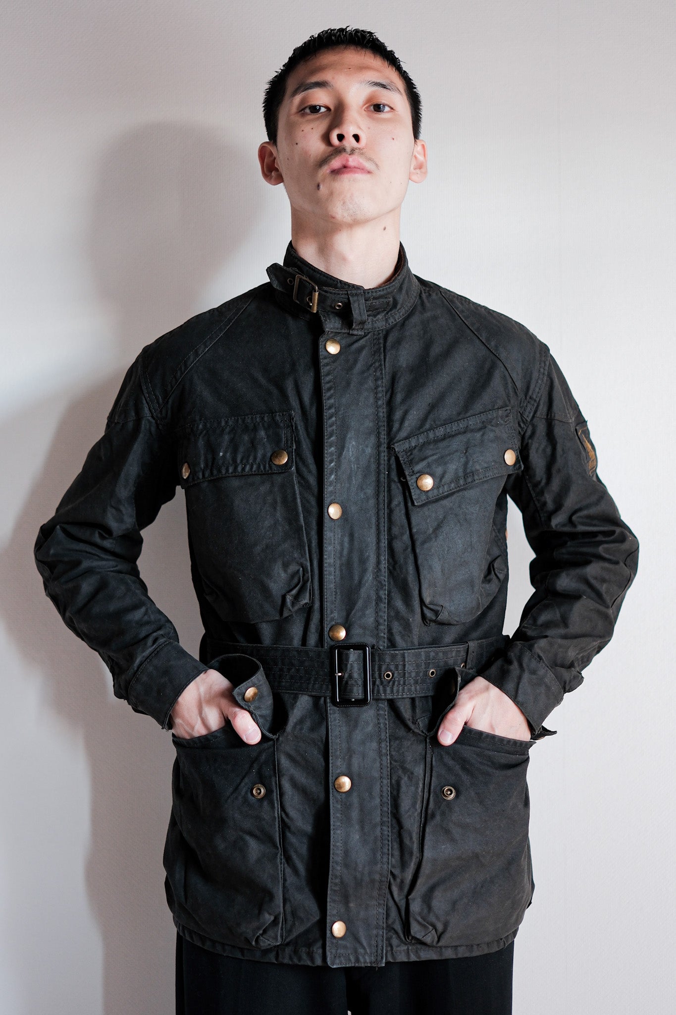 【~60's】Vintage Belstaff Waxed Jacket Size.34 "TRIALMASTER"