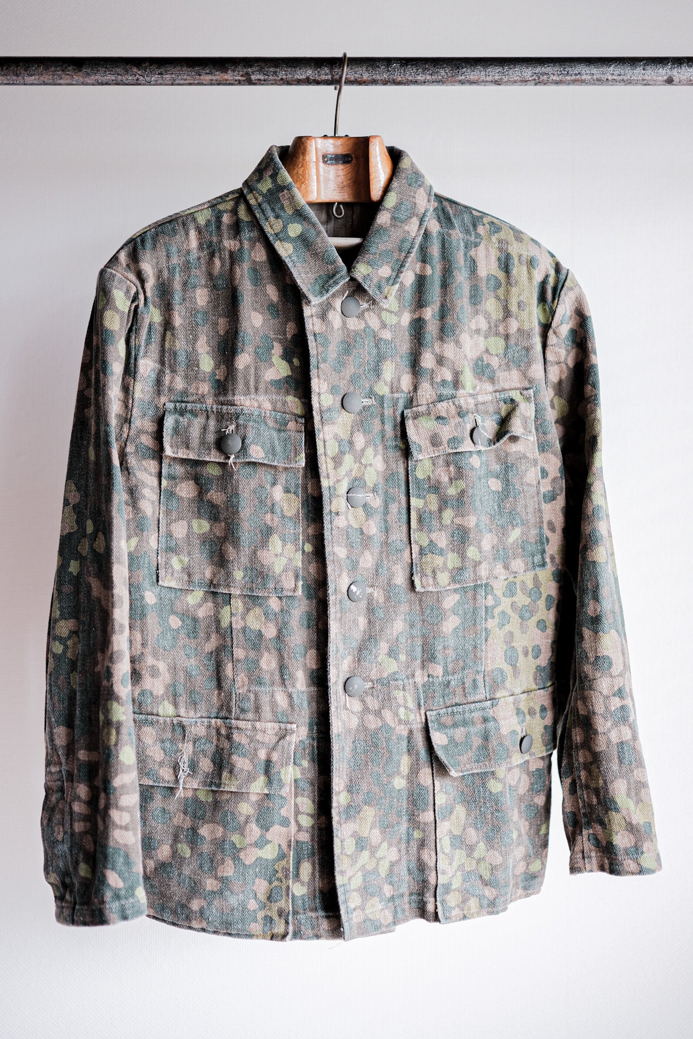 Allemand Waffen - SS type PEA dot camouflage m44hbt Field jacket "reproduction"
