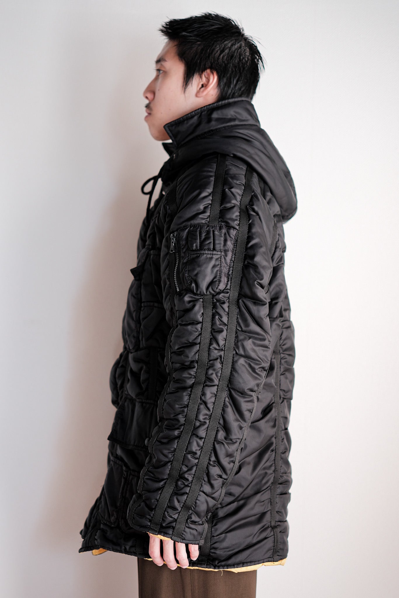 【~00's】Old DOLCE & GABBANA Multi Pocket Puffer Jacket Size.46