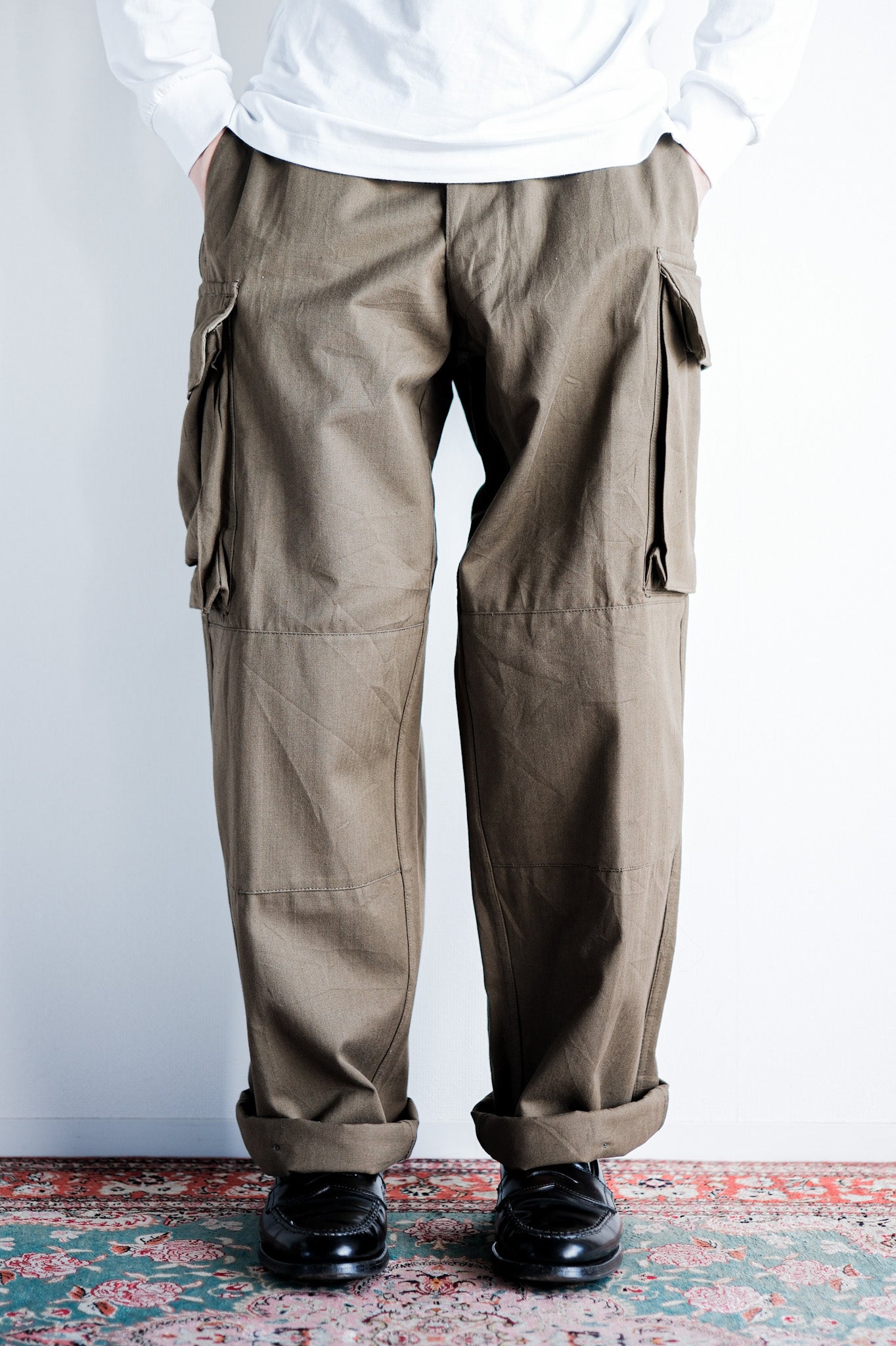 【~60's】French Army M47 Field Trousers Size.84M "Dead Stock"