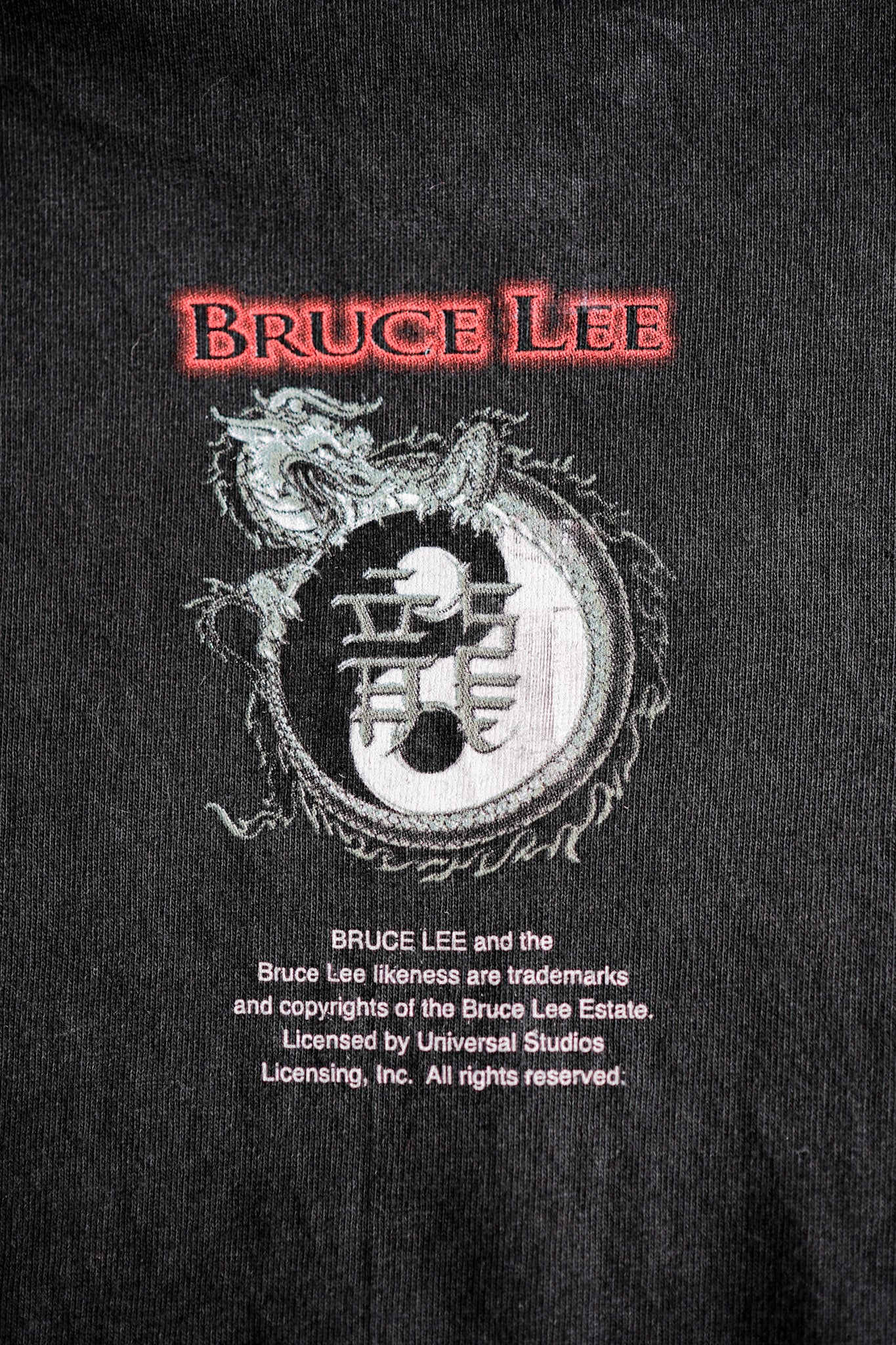 【~00's】Vintage Print T-shirt Size.M "Bruce Lee"