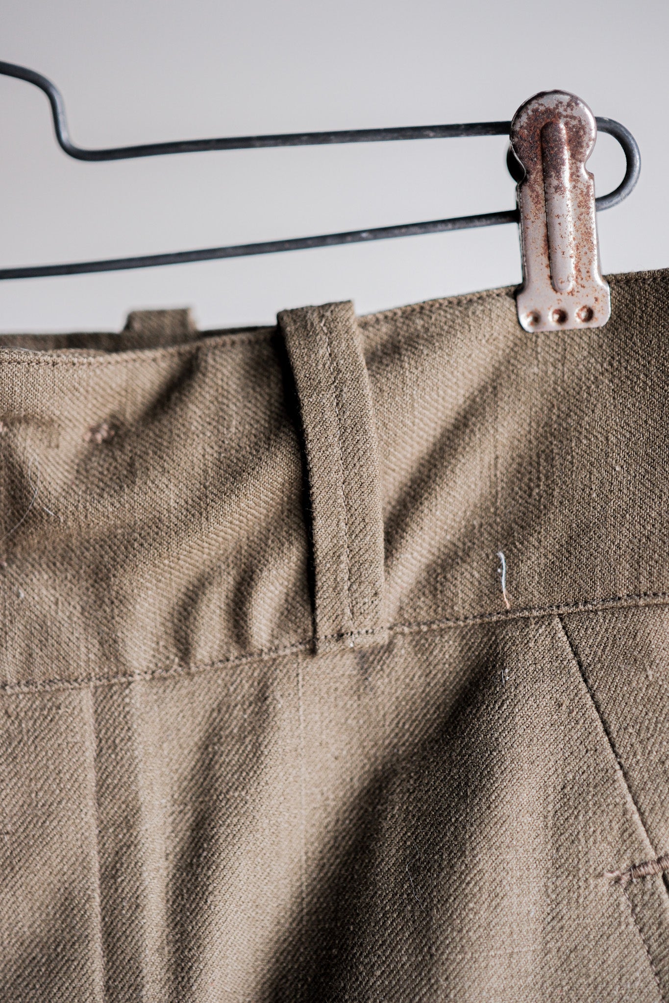 【~40's】French Army M47 Field Trousers Size.84M "1st Type" "Dead Stock"