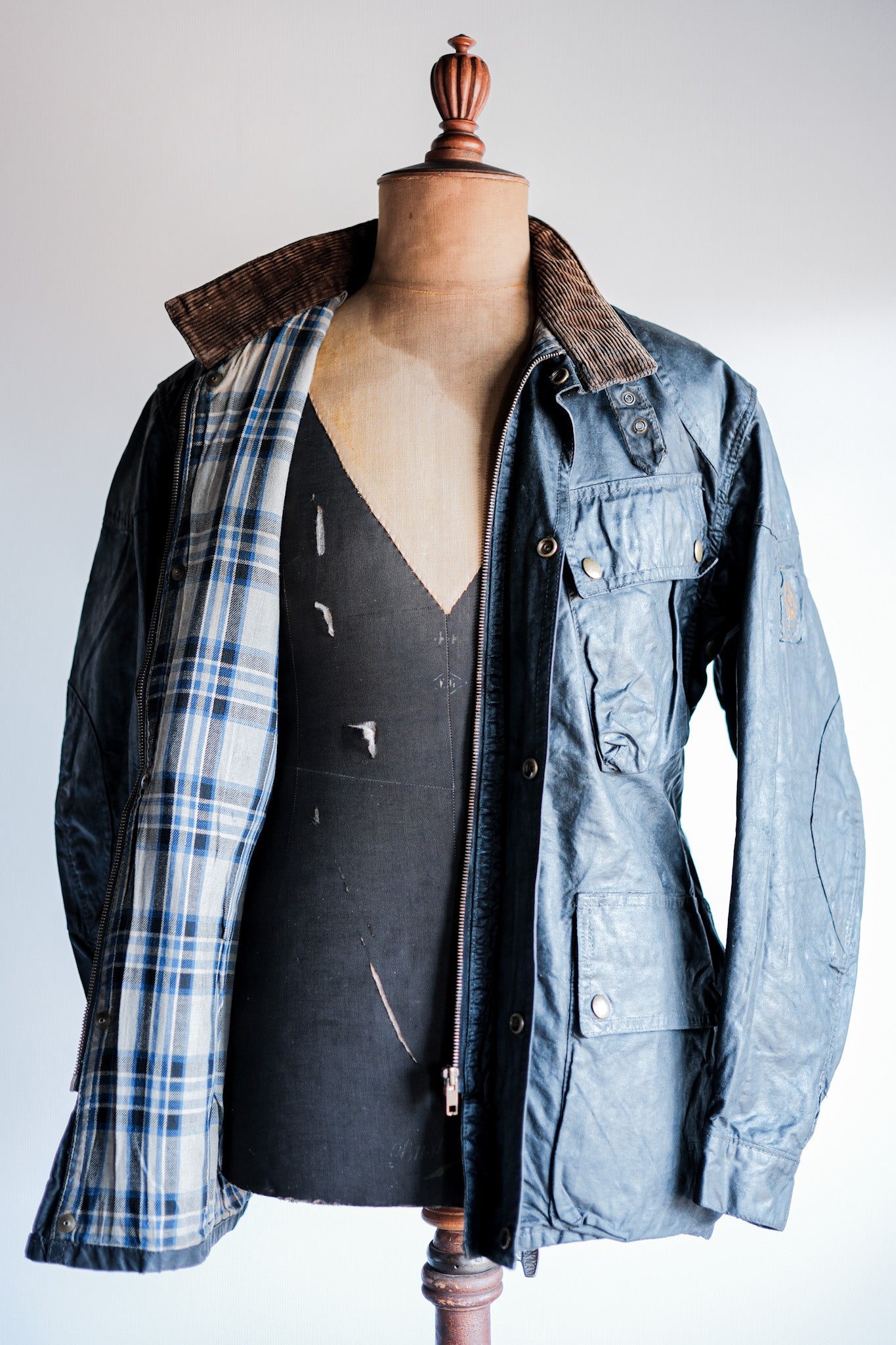 【~60's】Vintage Belstaff Waxed Jacket Size.38 "TRIALMASTER"