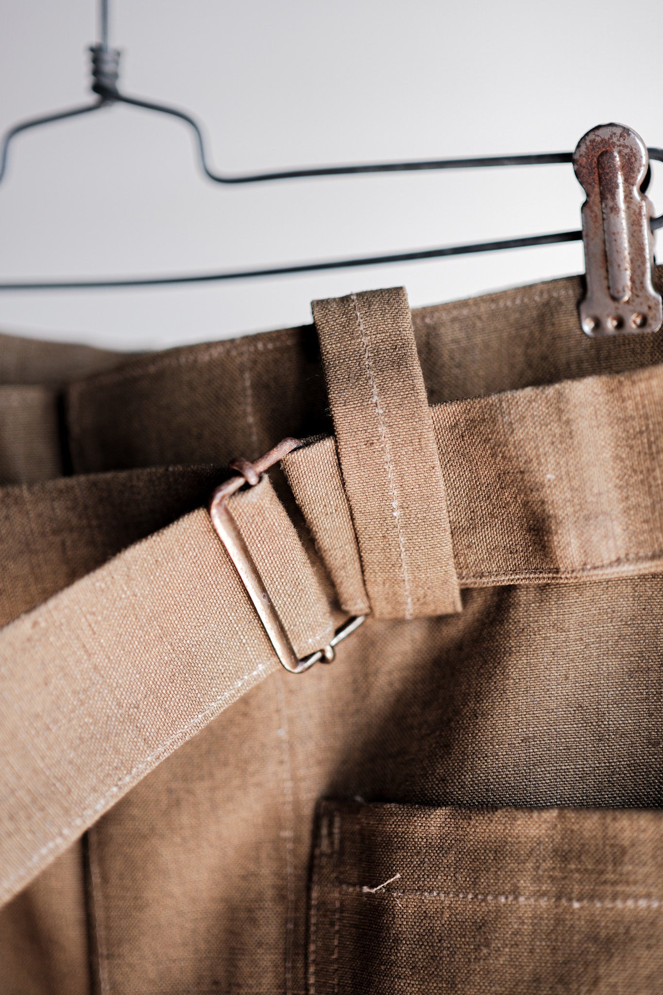 【~30's】French Army M35 Motorcycle Pants "Linen Type" "Dead Stock"