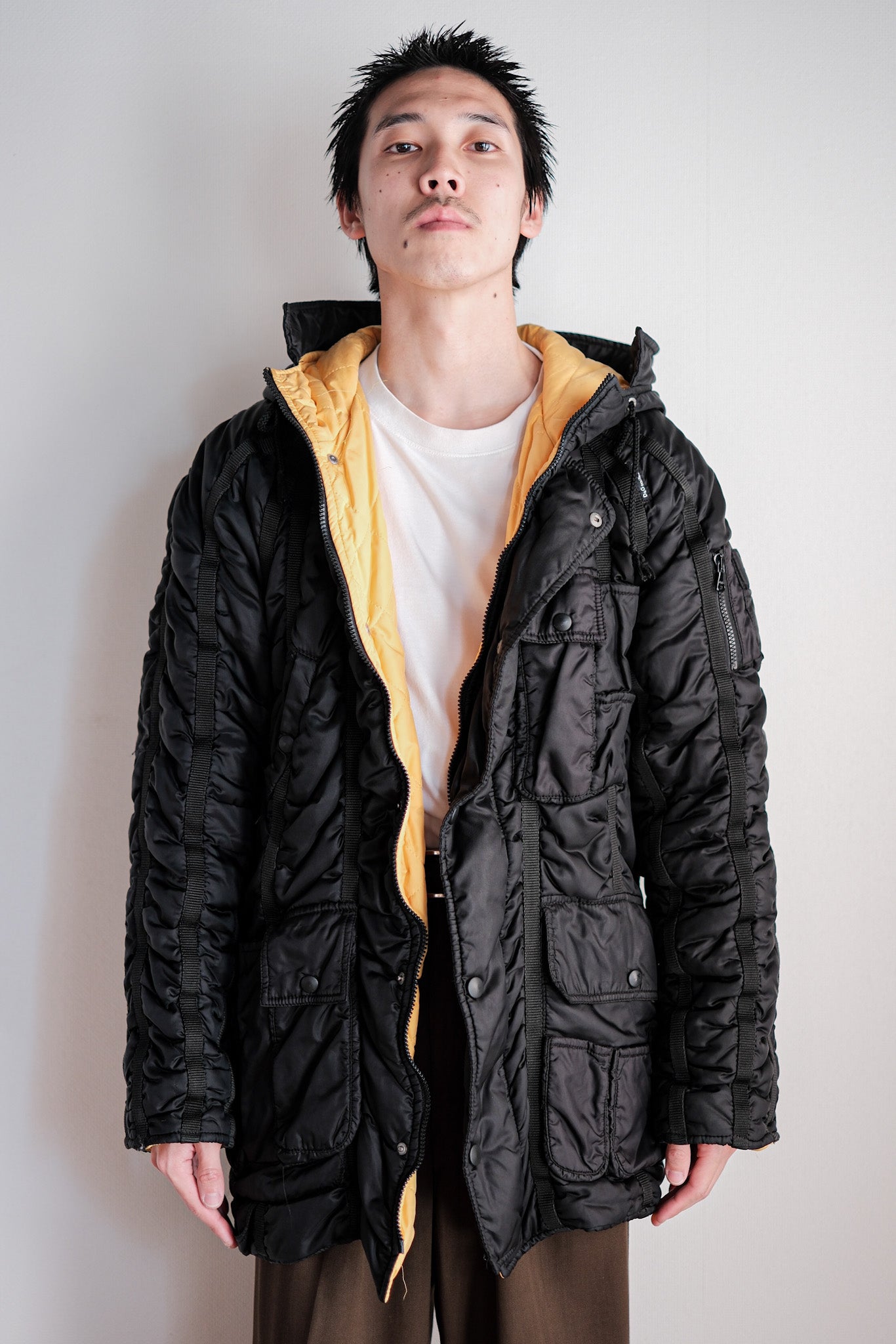 【~00's】Old DOLCE & GABBANA Multi Pocket Puffer Jacket Size.46