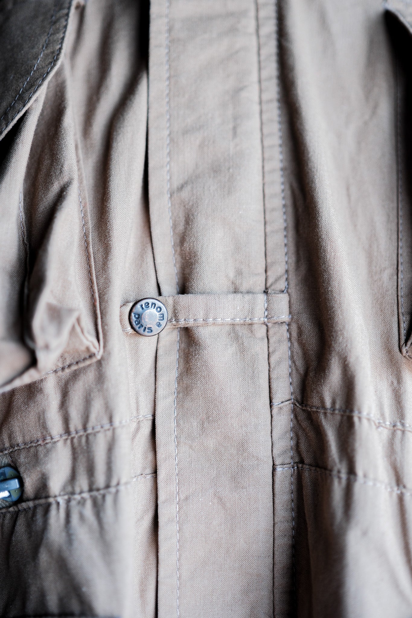 【~90's】Old Renoma Paris Multi Pocket Photographer Vest Size.48/50