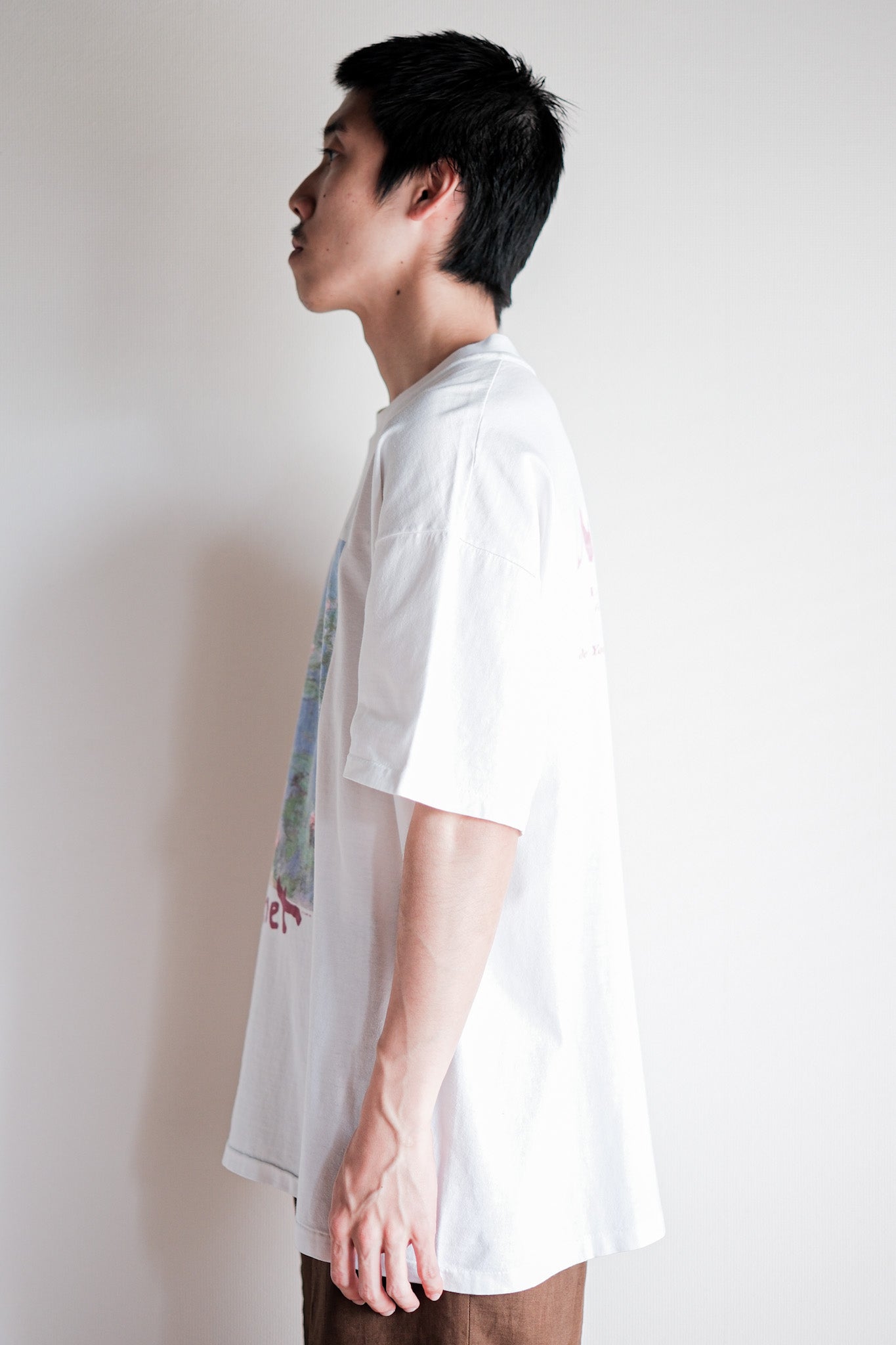 【~90's】Vintage Art Print T-shirt Size.XL "Claude Monet" "Water Lilies" "Made in U.S.A."