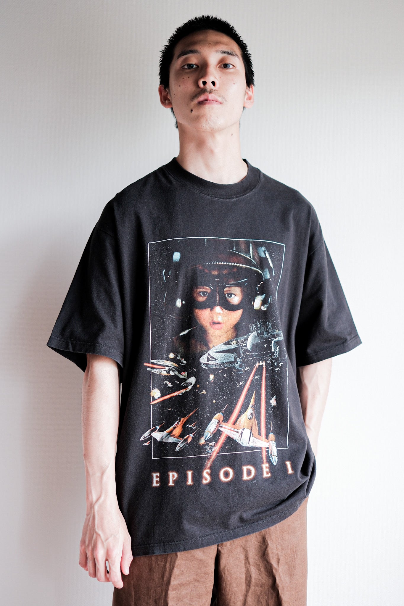 【~90's】Vintage Movie Print T-shirt Size.XL "Star Wars Episode I"