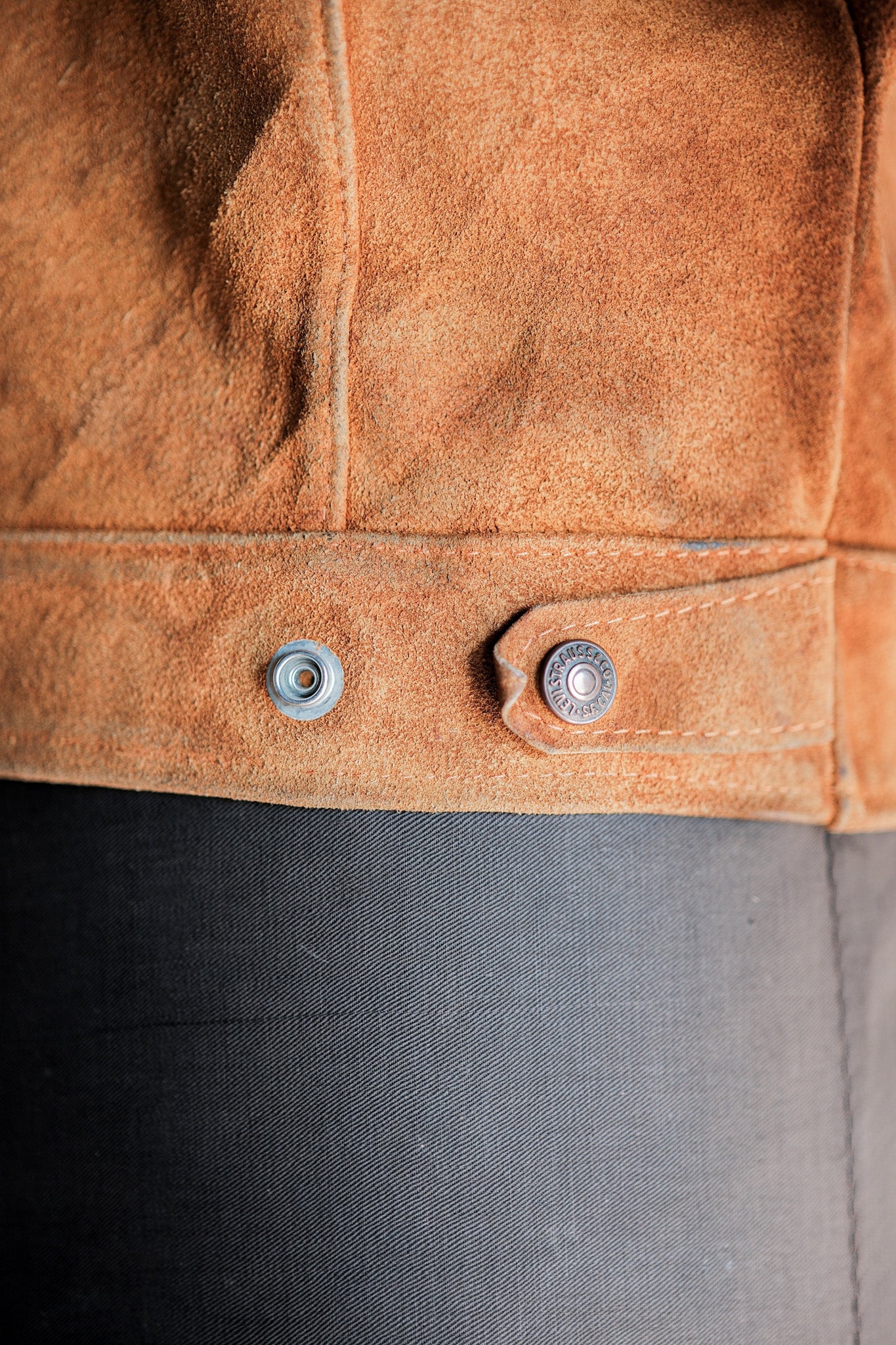 【~50’s】Vintage Levi’s Suede Leather Jacket "Short Horn"