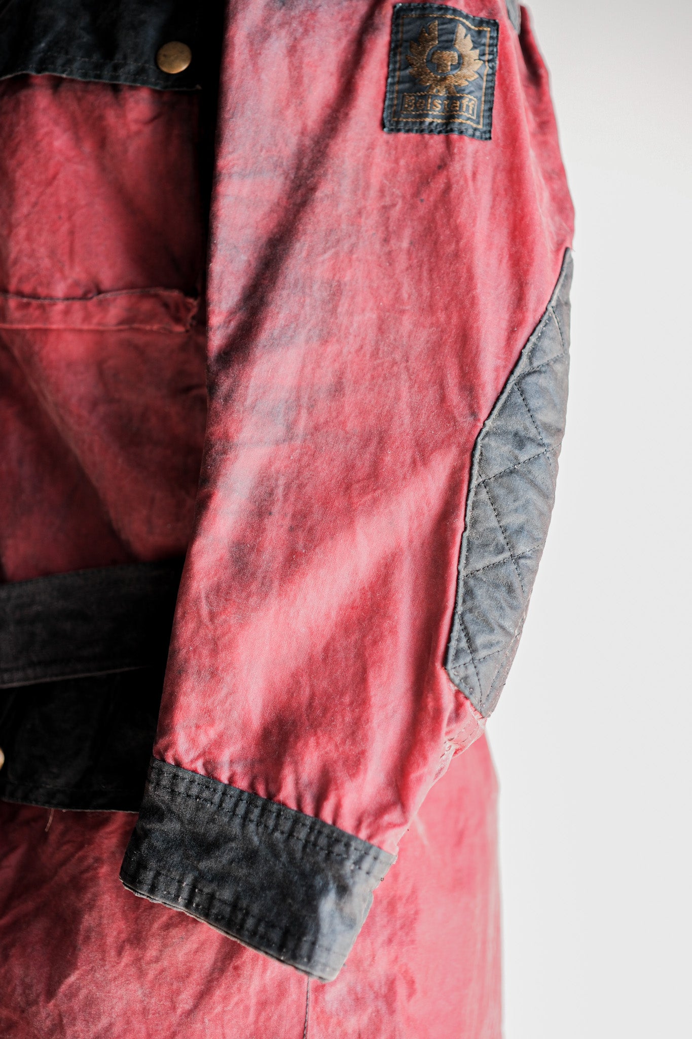 【~70's】Vintage Belstaff 2 Tone Red Waxed Jacket “TRIALMASTER" “Custom Order”