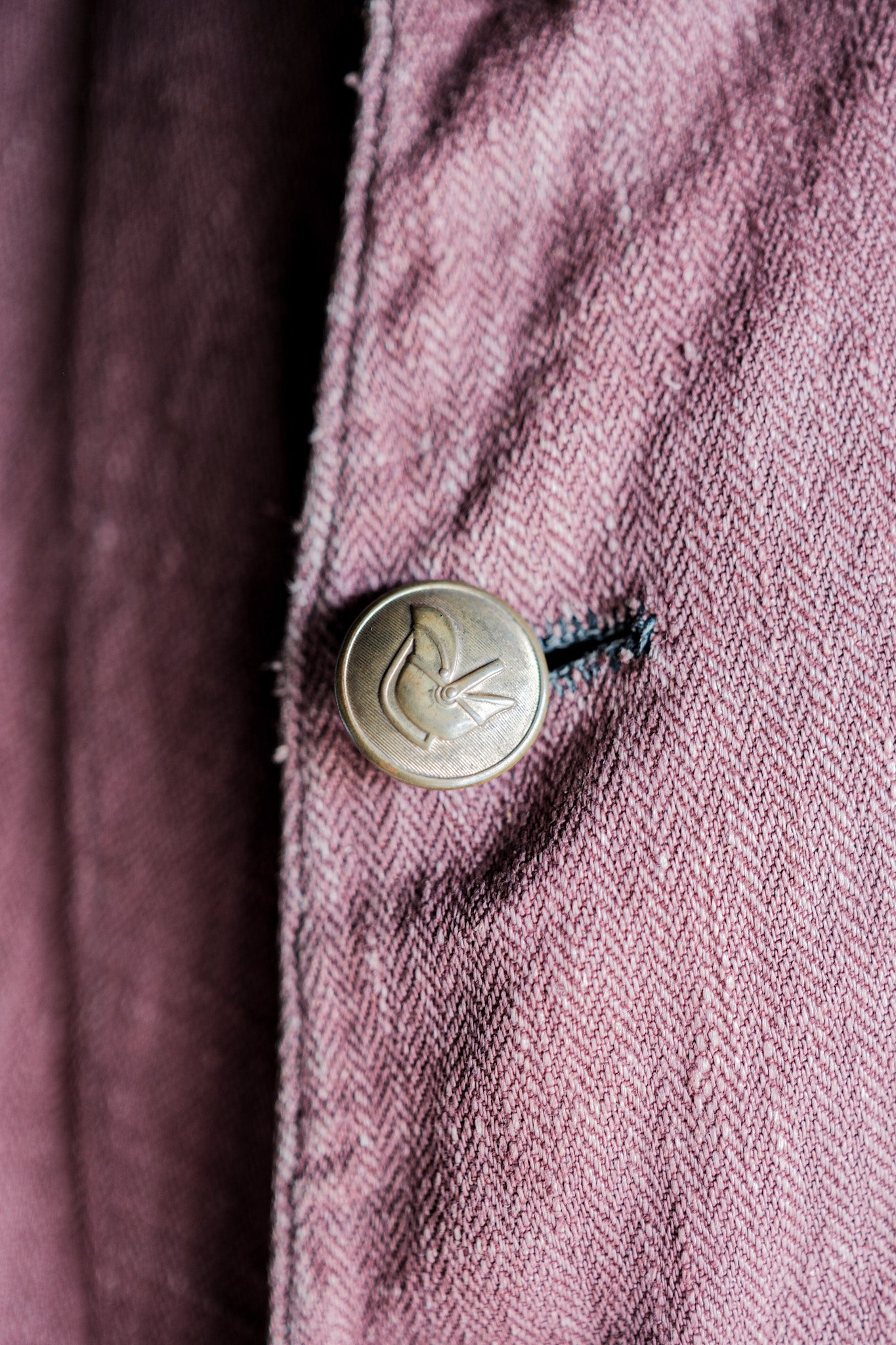 Man army drillich HBT linen jacket "unusable color"