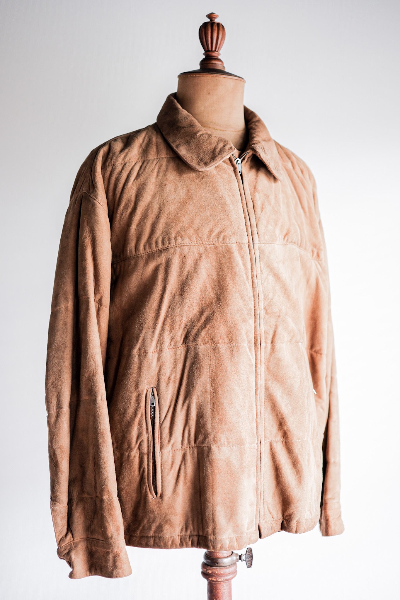 【~80's】Old GIORGIO ARMANI Suede Leather Jacket
