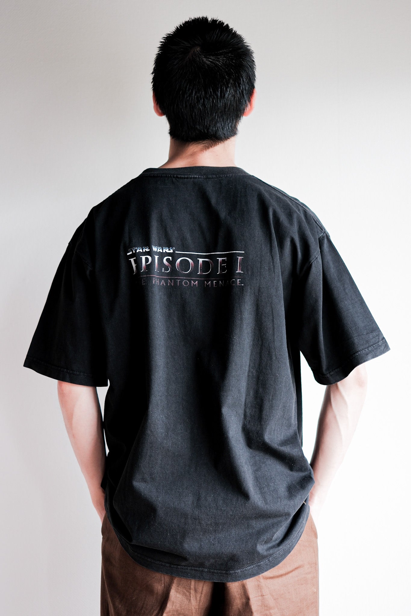 【~90's】Vintage Bootleg Movie Print T-shirt "Star Wars Episode I"
