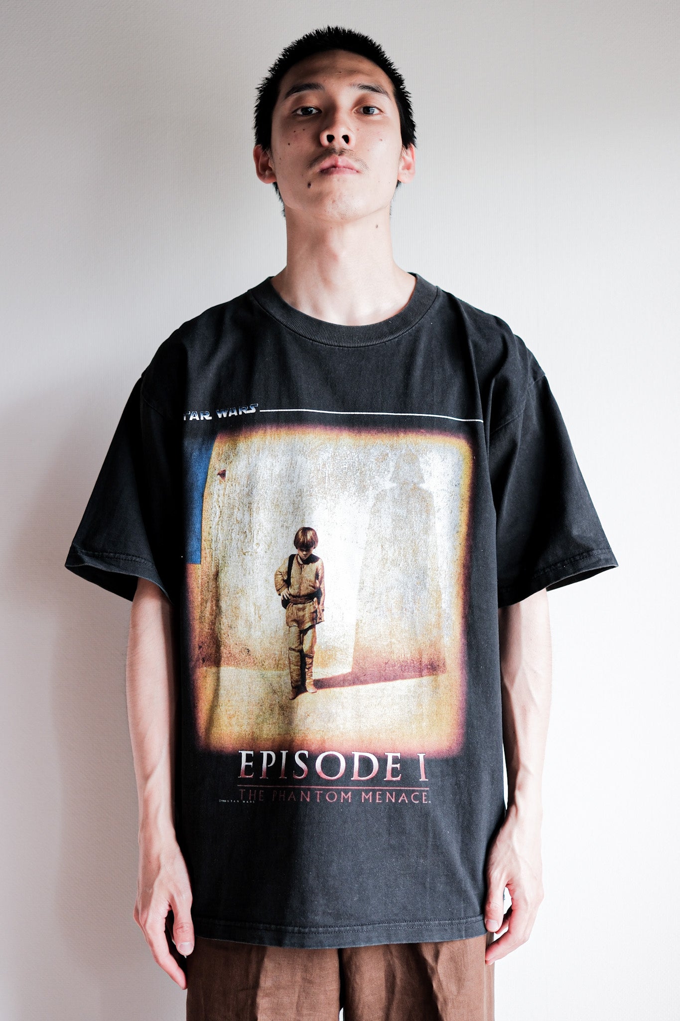 【~90's】Vintage Bootleg Movie Print T-shirt "Star Wars Episode I"