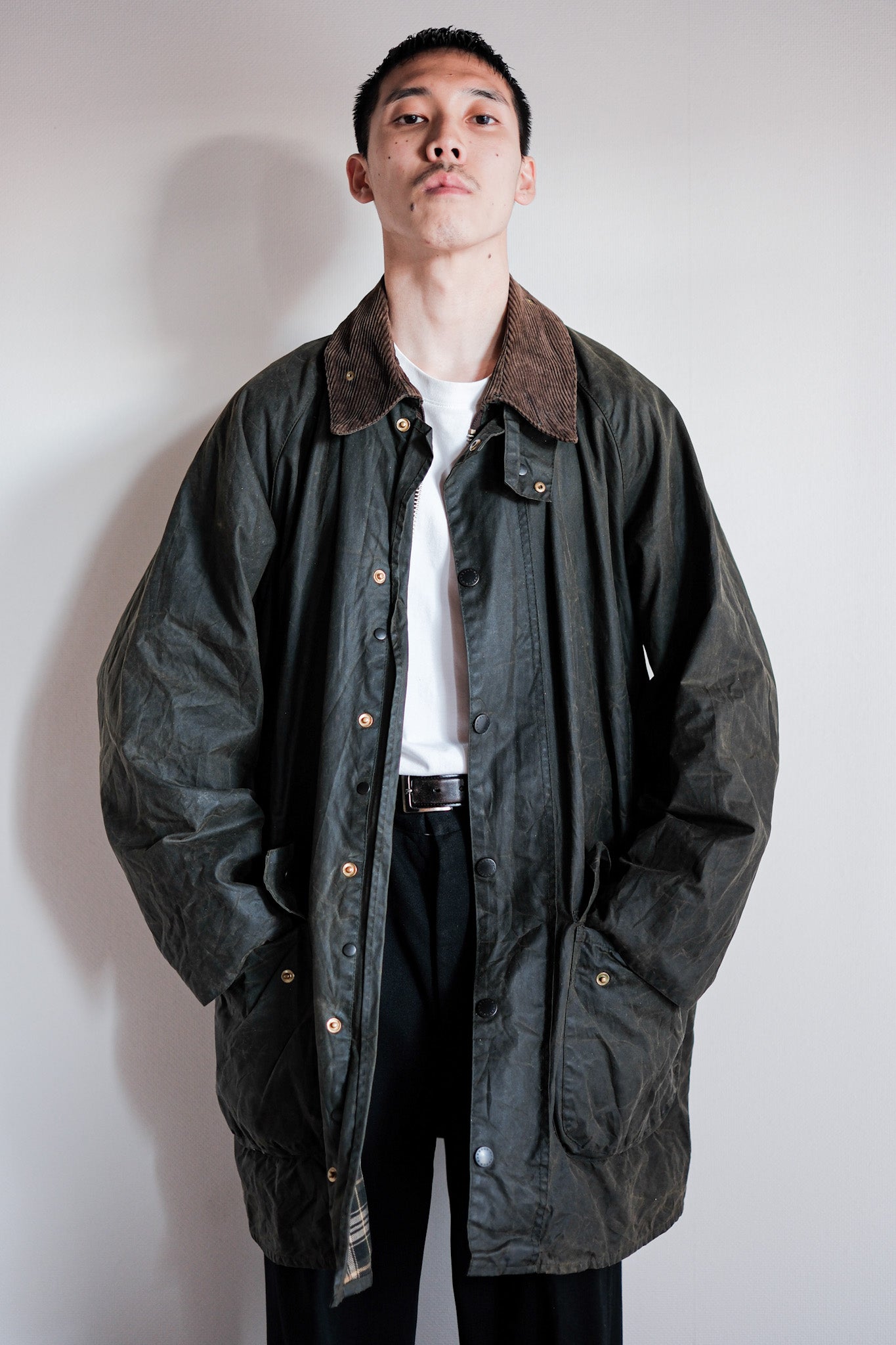 【~90’s】Vintage Barbour "GAMEFAIR" 3 Crest Size.42