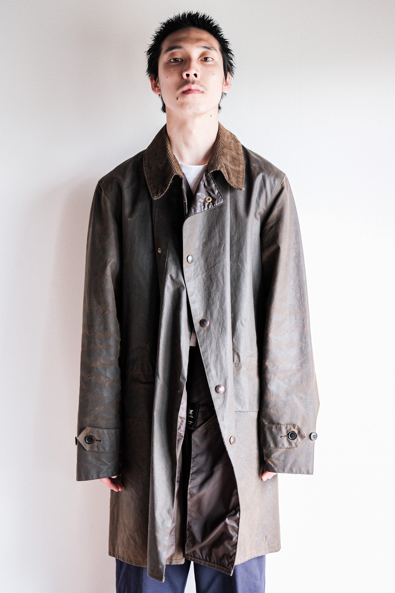 【~80's】Vintage Barbour "3/4 COAT" 2 Crest
