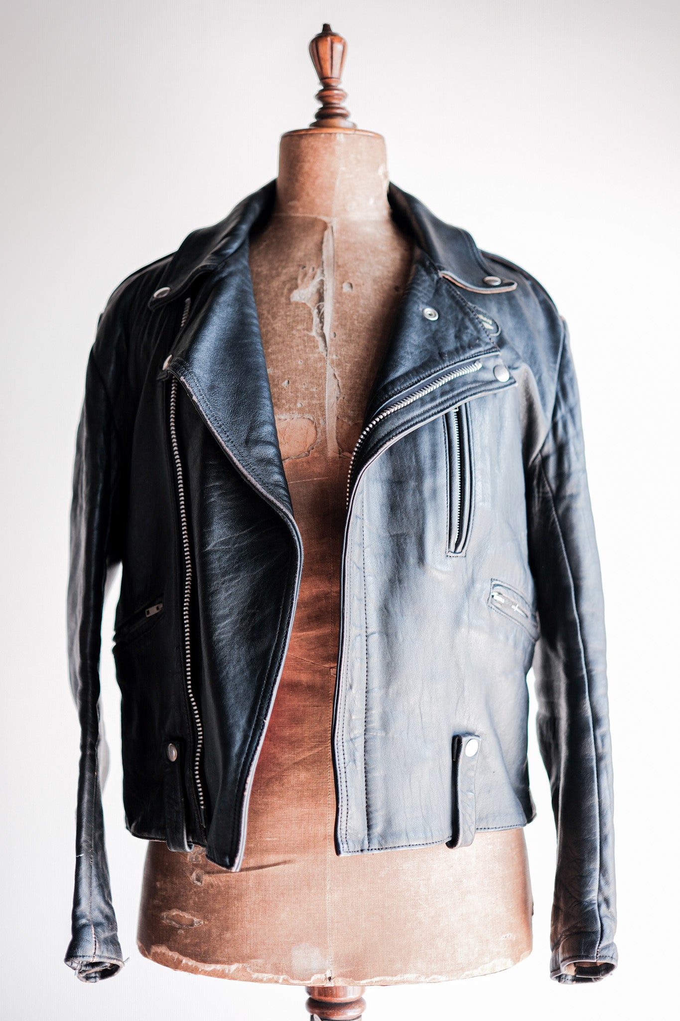 【~70’s】Lewis Leathers Riders Jacket Size.36 “Thunder Bolt”