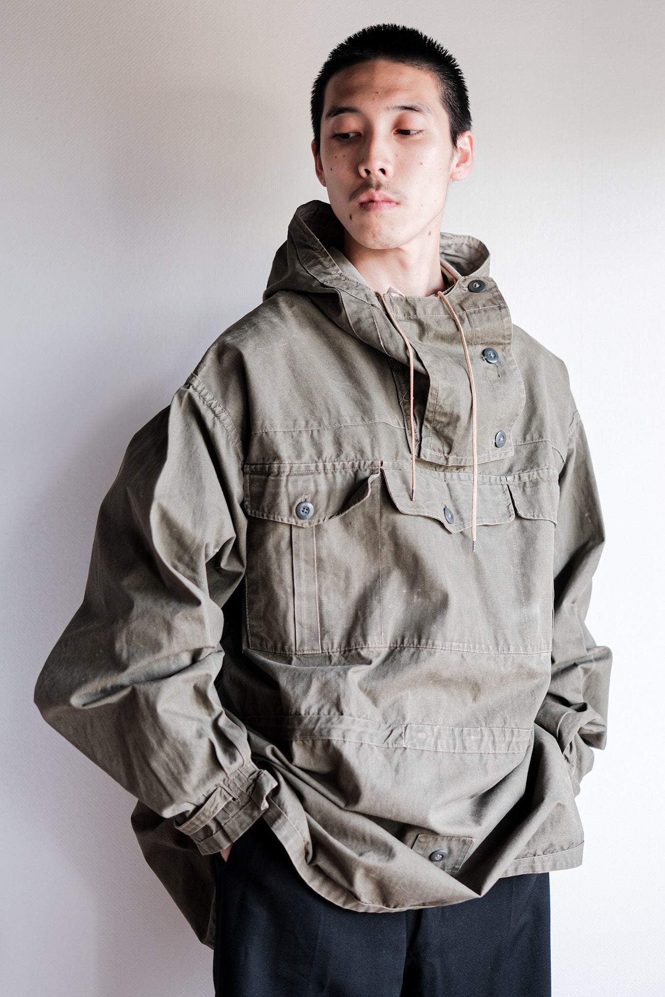 【~40's】German Army M42 Gebirgsjäger Reversible Windbluse "2nd Type"