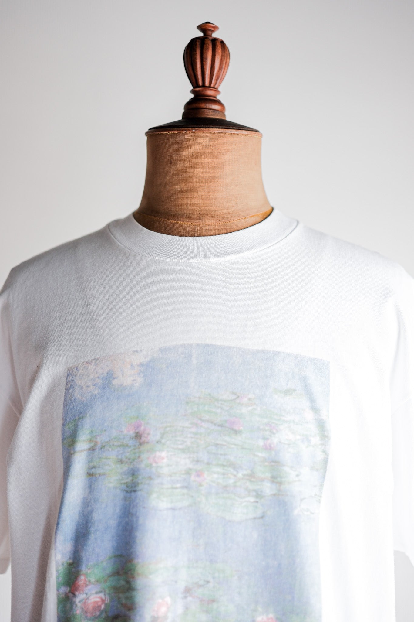 【~90's】Vintage Art Print T-shirt Size.XL "Claude Monet" "Water Lilies" "Made in U.S.A."