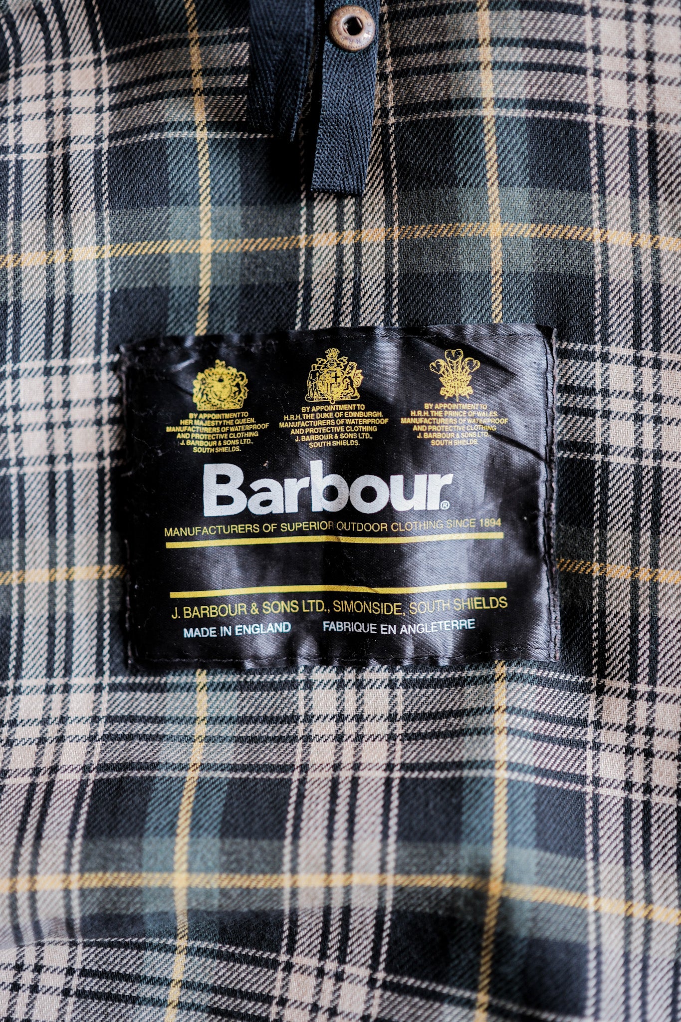 【~00's】Vintage Barbour "BEAULIEU JACKET" 3 Crest Size.42