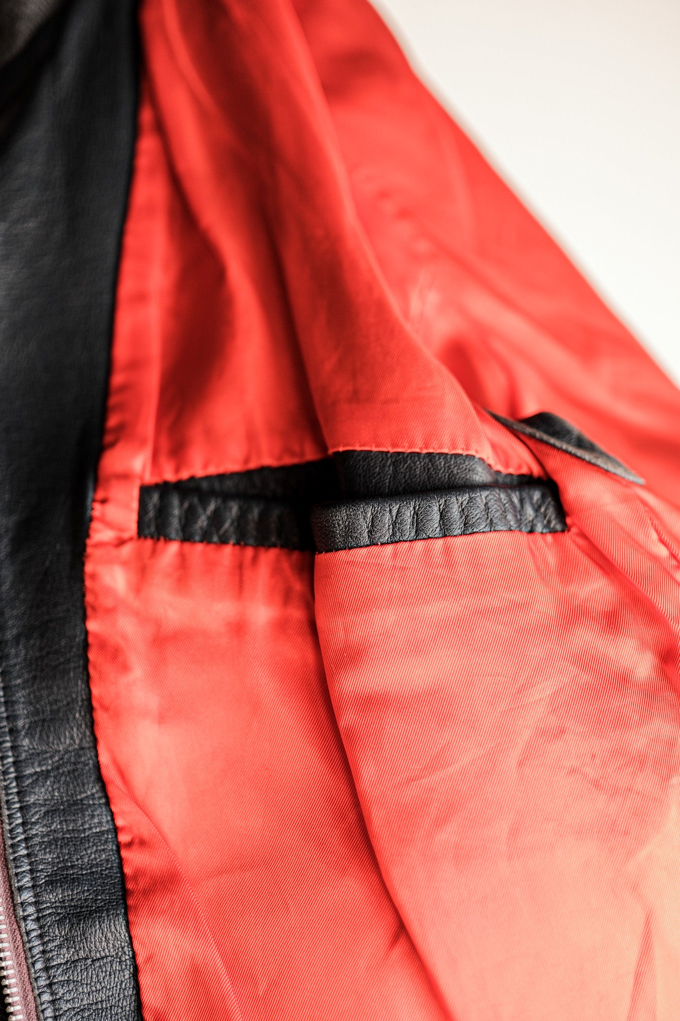 【~60’s】West German Air Force Type Pilot Leather Jacket “Early Type”