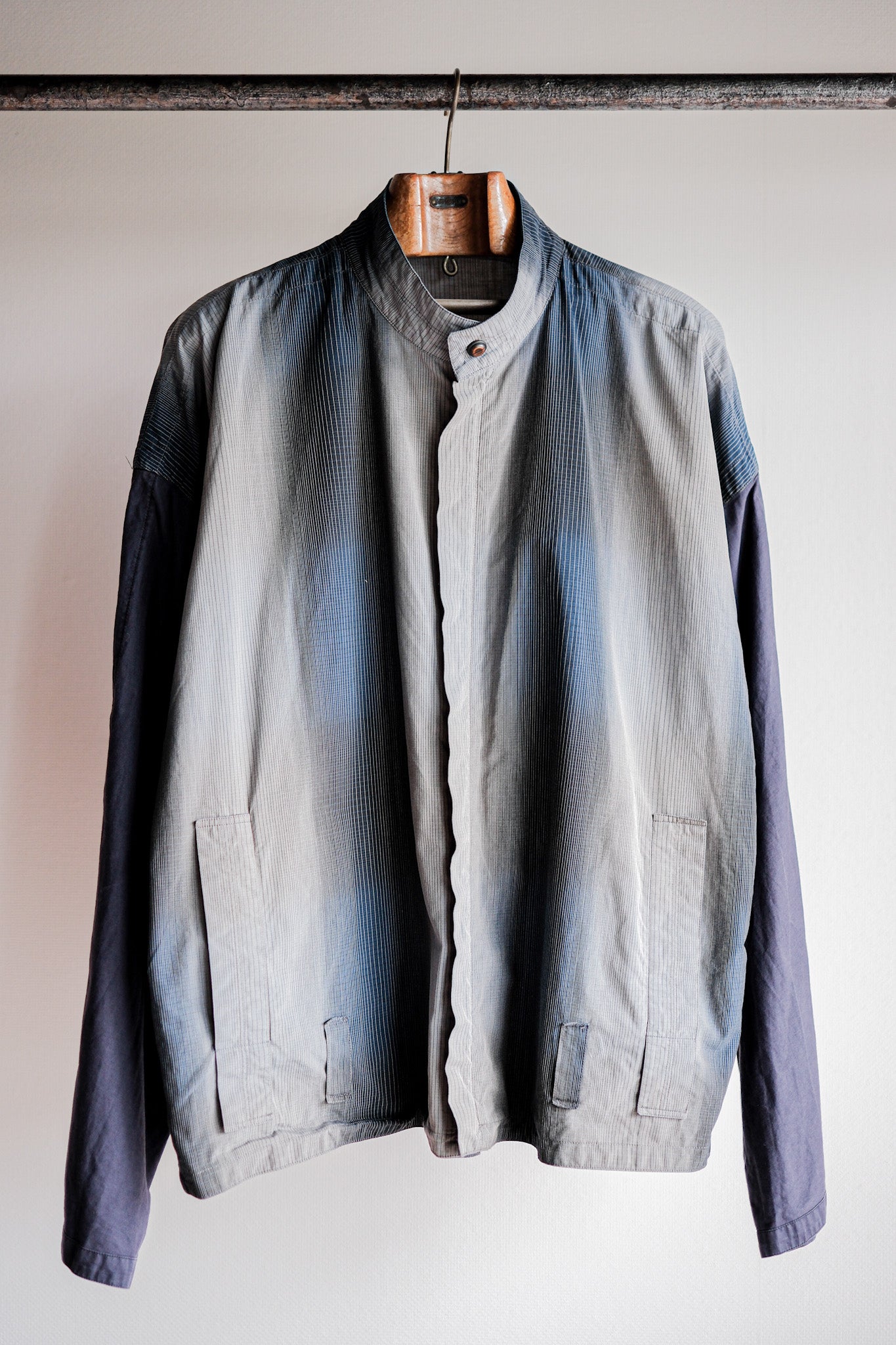 【~80’s】Old Gianni Versace Cotton Striped Jacket Size.42