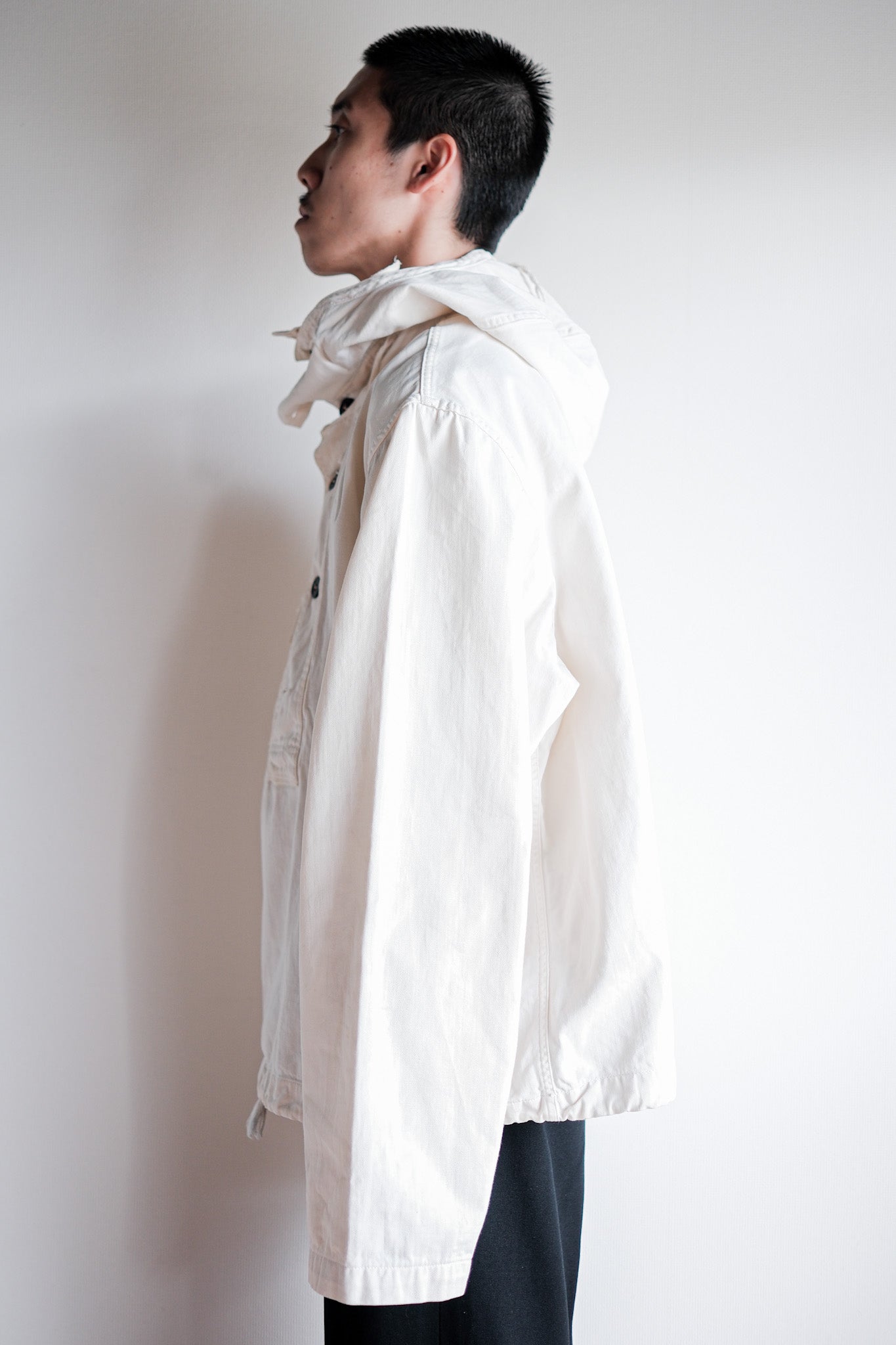 【~40's】U.S.NAVY Salvage Parka Size.M "Early Type"