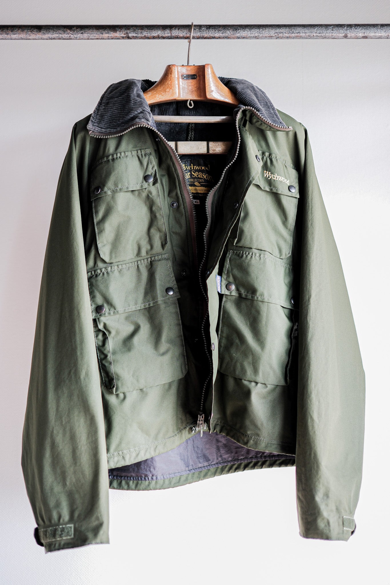 【~90's】British Vintage AQUATEX Fishing Jacket Size.XL "Wychwood"