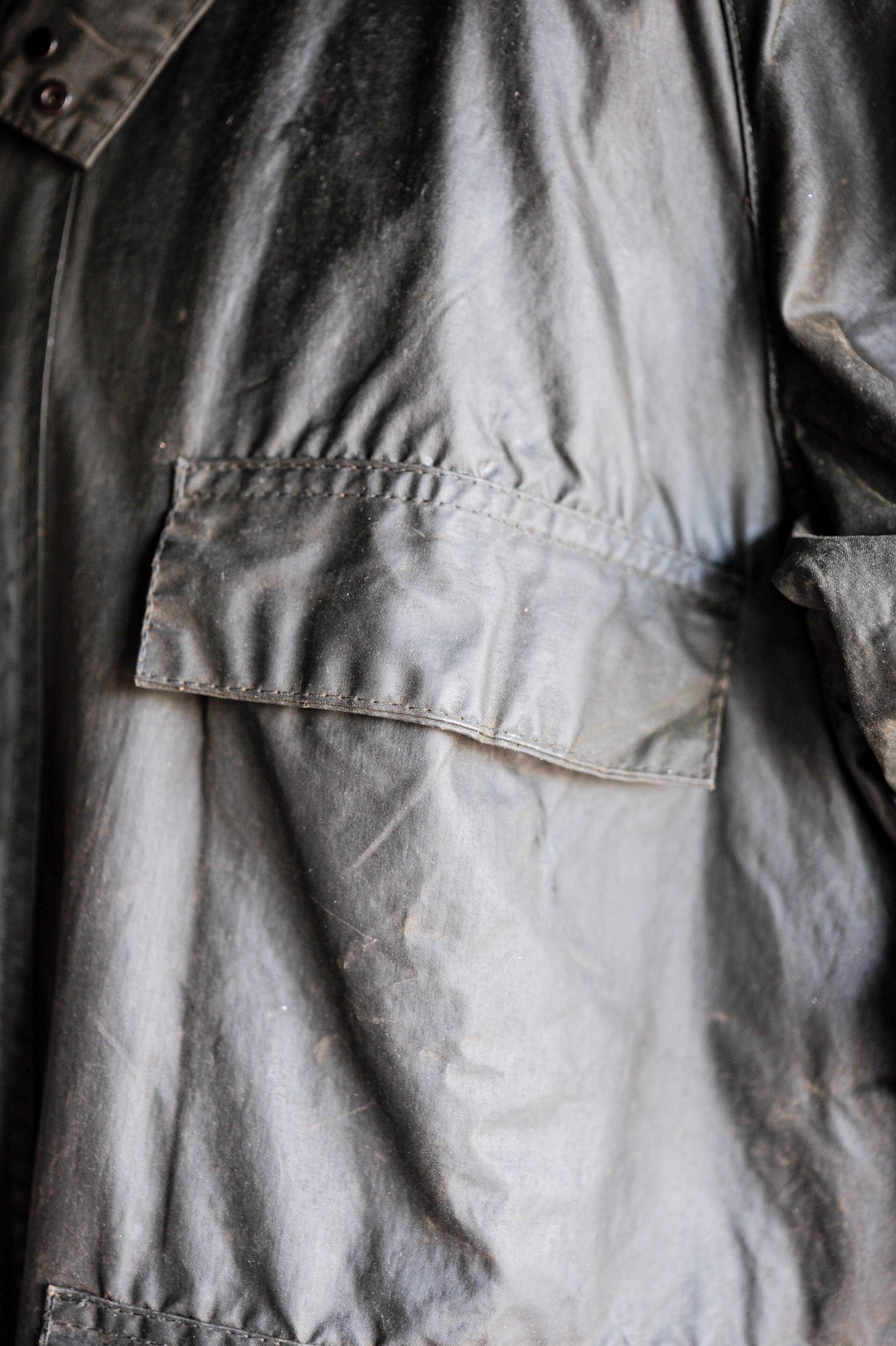 【~80's】Vintage Barbour "BEDALE" 2 Crest Size.42