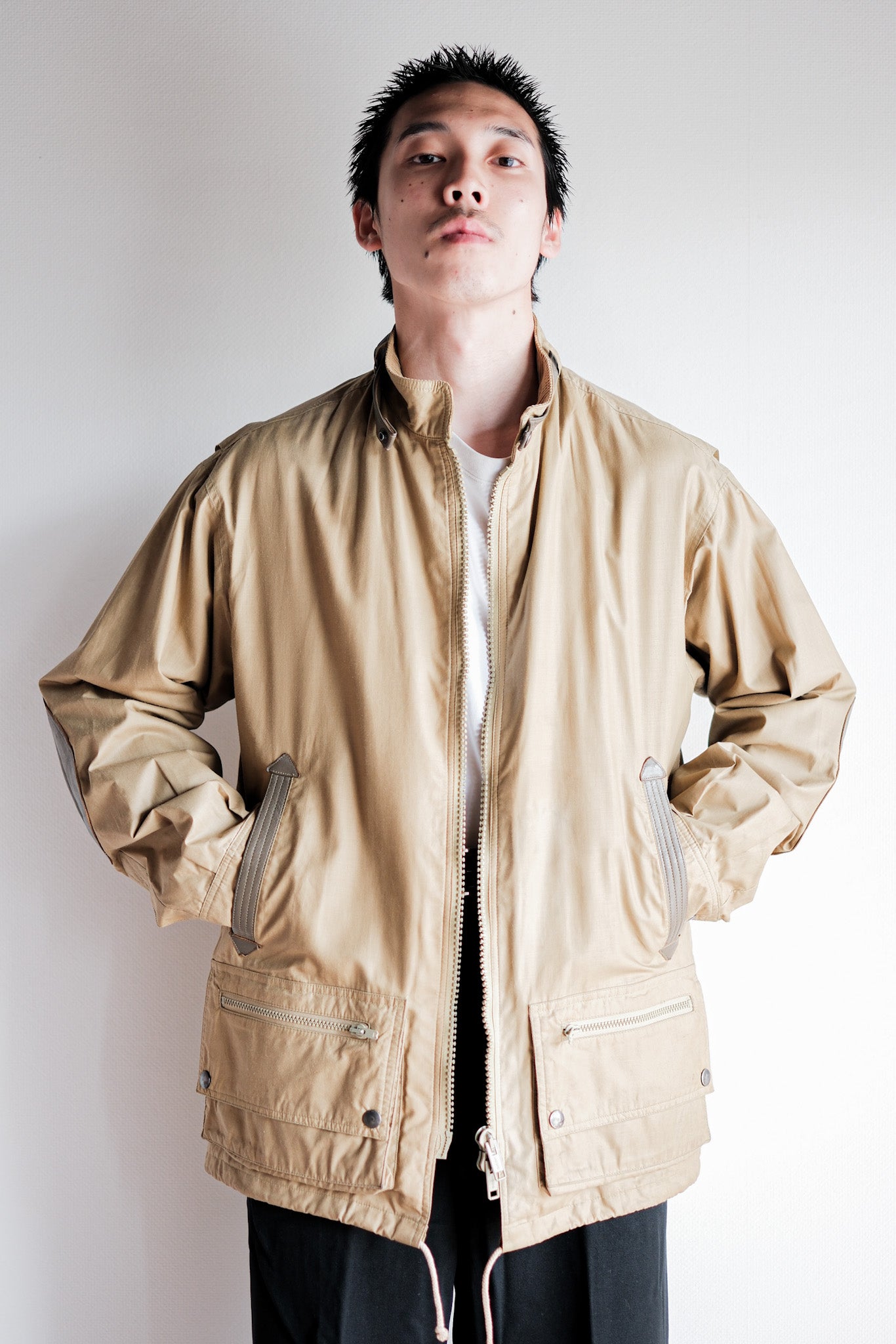 【~80's】French Vintage Hunting Jacket Size.46 "L'ESQUIMAU INTERNATIONAL"